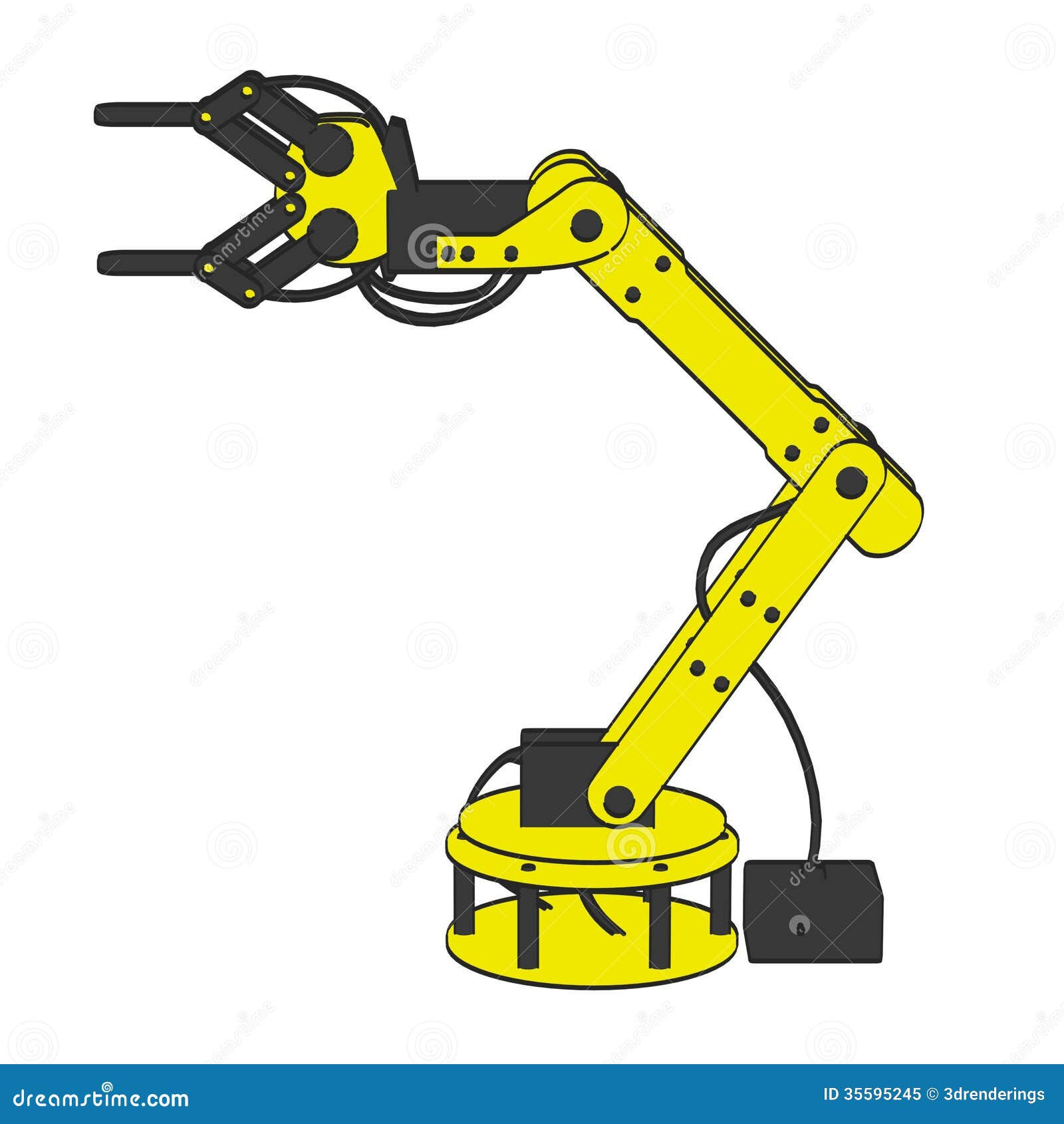 Wallpaper #m0ARMJMBJhL2WPba_L8Z90 Robotic Arm Stock Illustration Illustration of Sketch 35595245