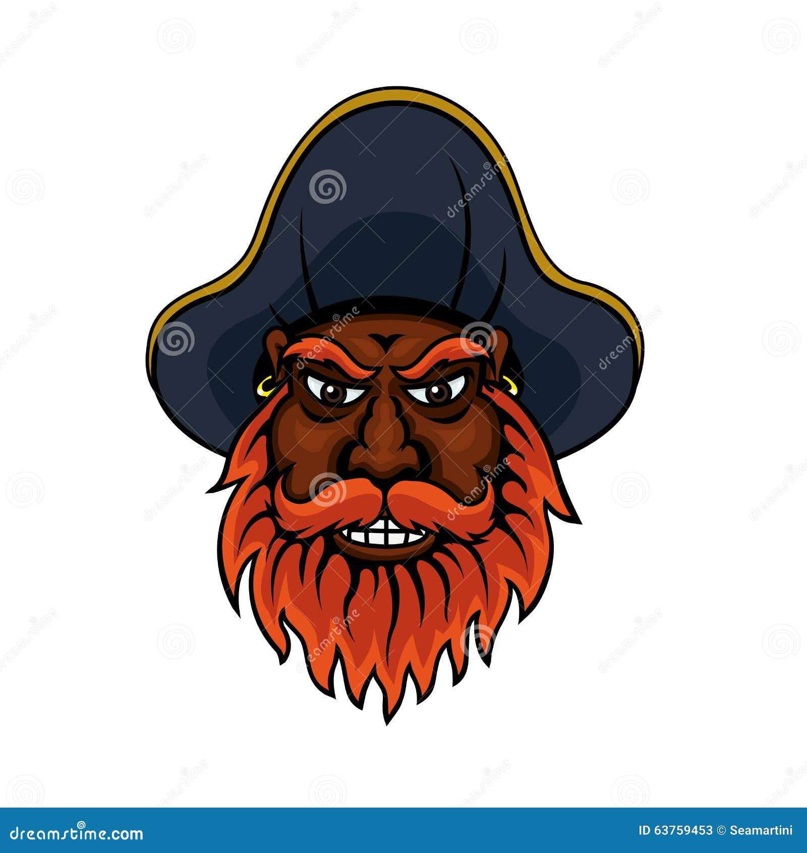 Wallpaper #0jEXNpMB5zzyi_yYPFik76 Red Bearded Cartoon Pirate Captain Stock Vector Illustration of Angry