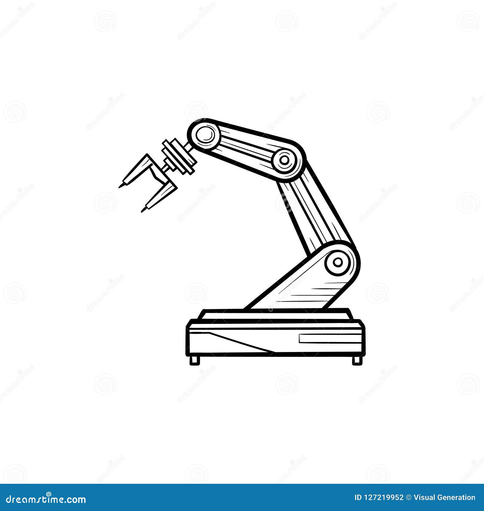 Wallpaper #m0ARMJMBJhL2WPba_L8Z9 Robotic Arm Hand Drawn Outline Doodle Icon Stock Vector Illustration