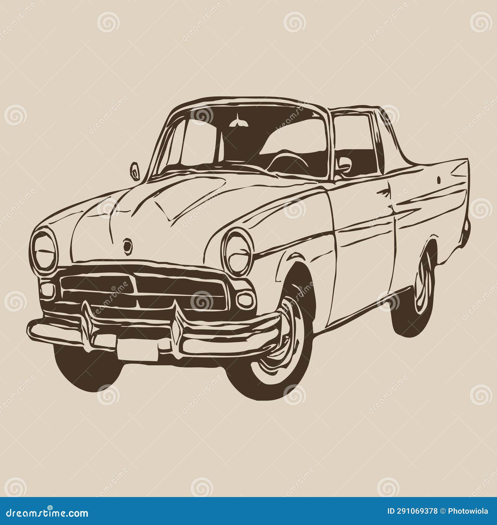 Wallpaper #GGfAC5MBSpphPi3-iNun270 Retro Car Silhouette Line Art Stock Illustration Illustration of