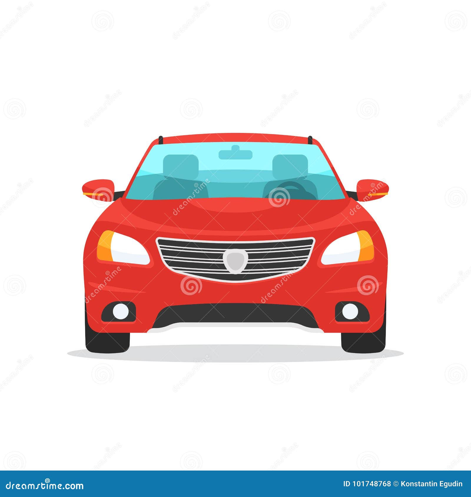 Wallpaper #9RnGDo8BtGB6xQ78R1qo33 Red Car Front View Stock Vector Illustration of Light 101748768