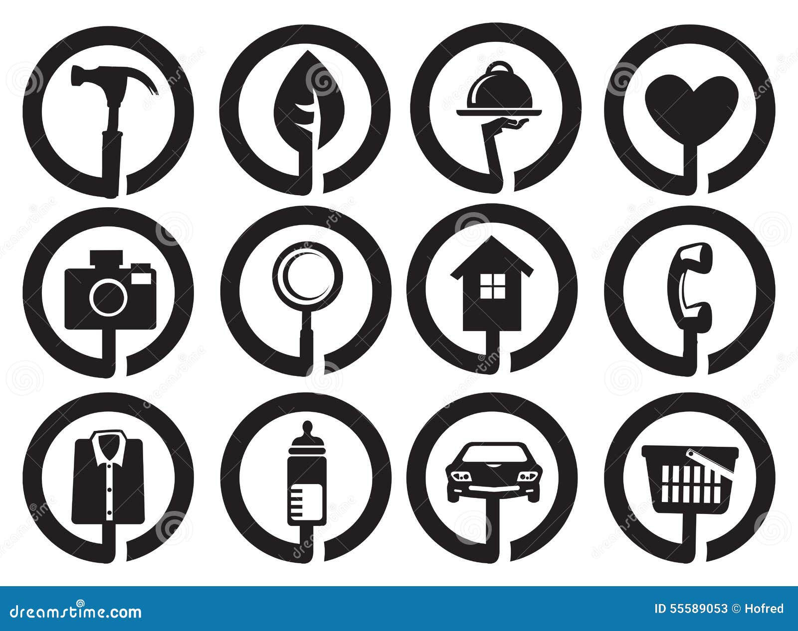 Wallpaper #wZyy4ZIBZHQxiYarrLy4150 Round Black and White Icons for Business and Services Stock Vector
