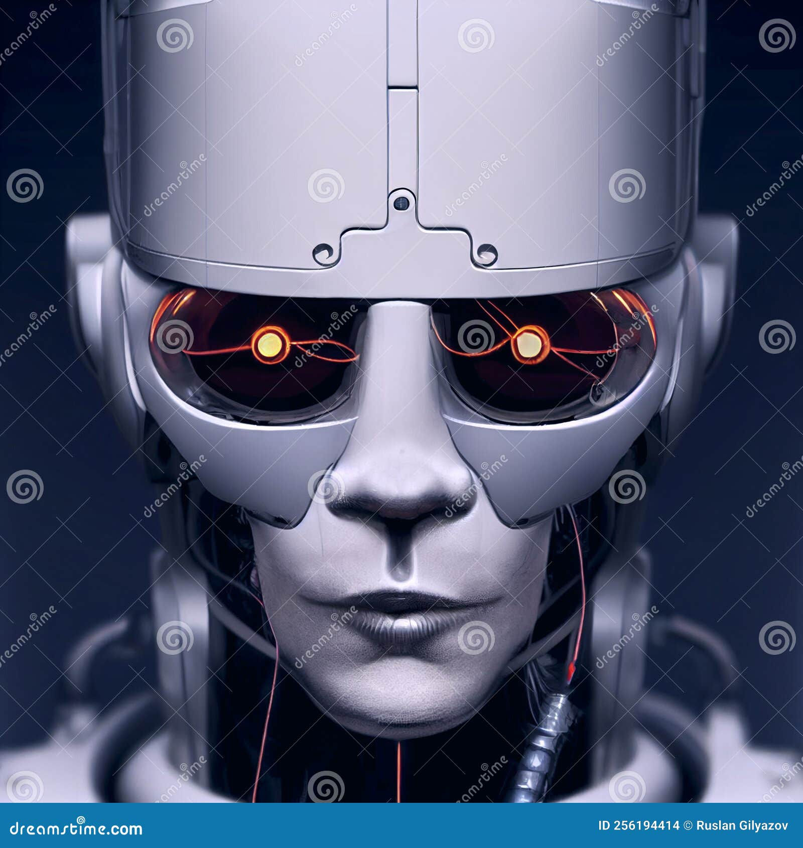 Wallpaper #K2dt95IBSpphPi3-a4aI320 Robot Man Sci Fi Android Female Artificial Intelligence 3D Render