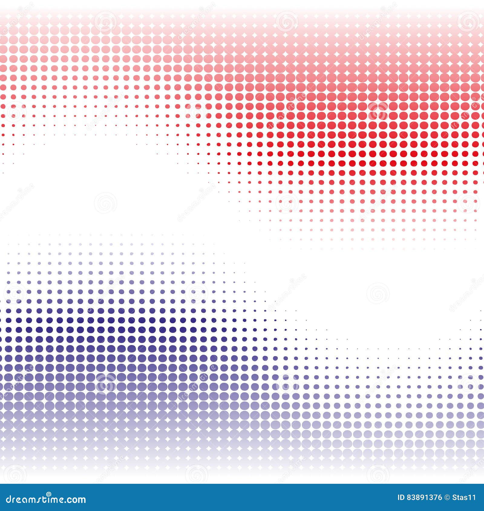 Wallpaper #ax0OLZMBlOZrFDOkns6e238 Red and Blue Abstract Background with Halftone Effect Waves Stock