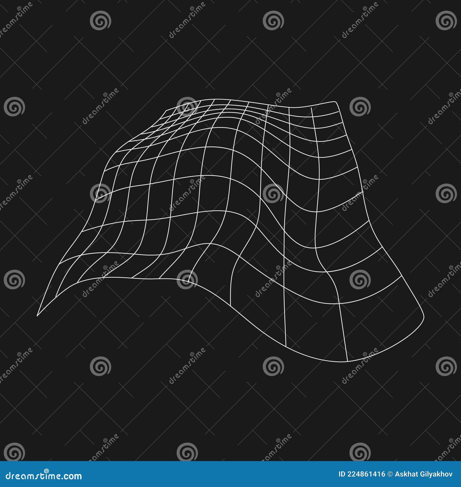 Wallpaper #63P7gY4BFI5NbQksYRjO50 Retrofuturistic Cyberpunk Distorted Grid Cyber Design Element