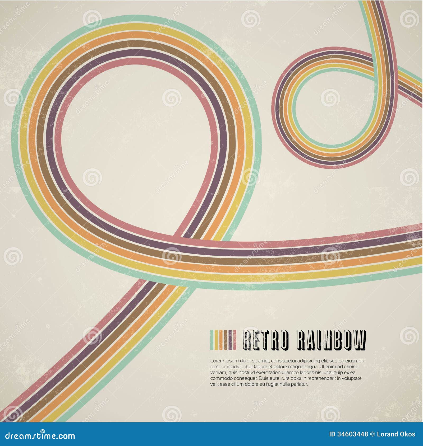 Wallpaper #Xj9NPJMBLiIJ4c9O-pG7143 Retro Rainbow Background Stock Vector Illustration of Page 34603448