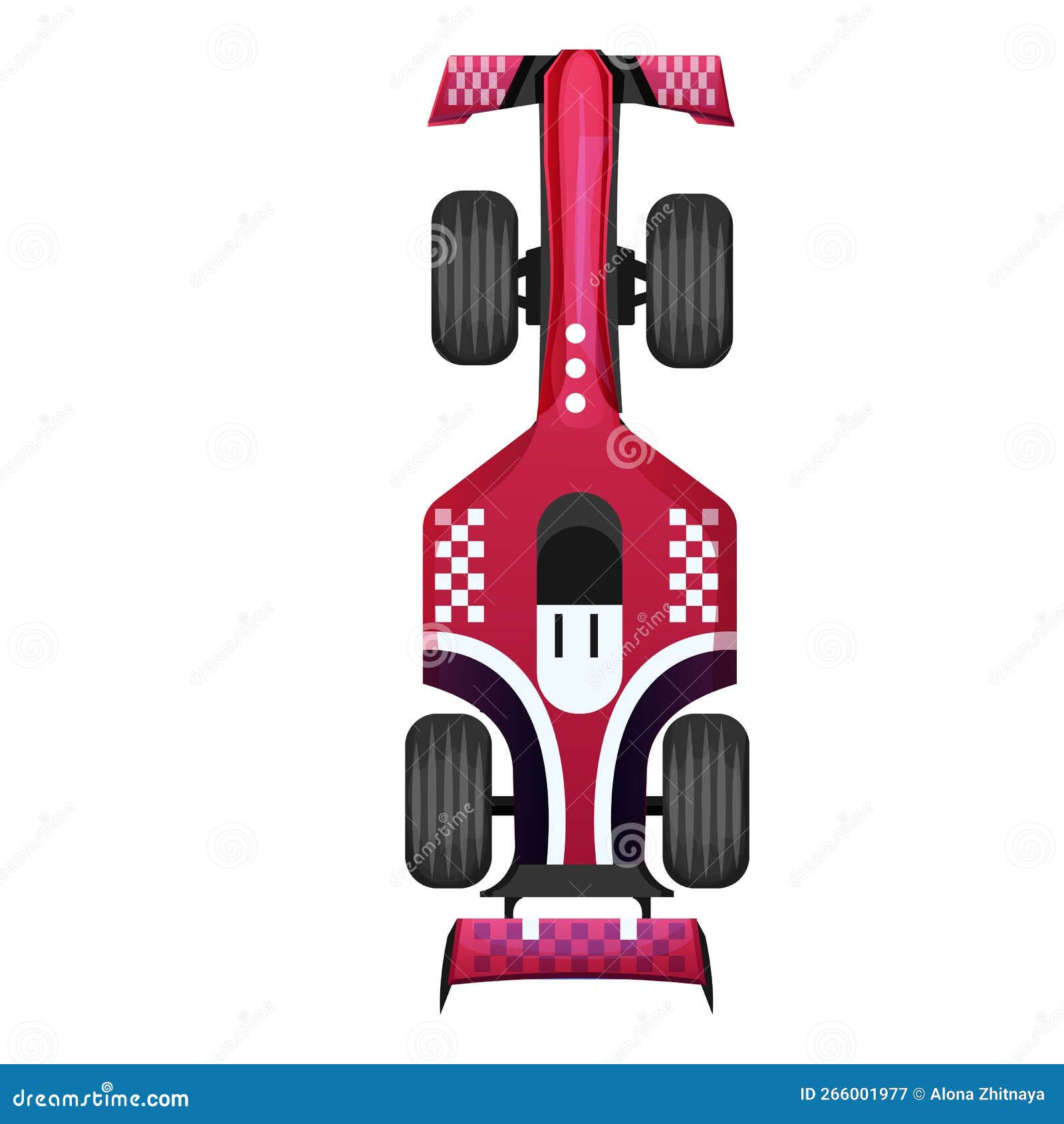 Wallpaper #omepDZMBSpphPi3-A-Z6294 Race Car Top View in Cartoon Style Transport with Shadows and Light