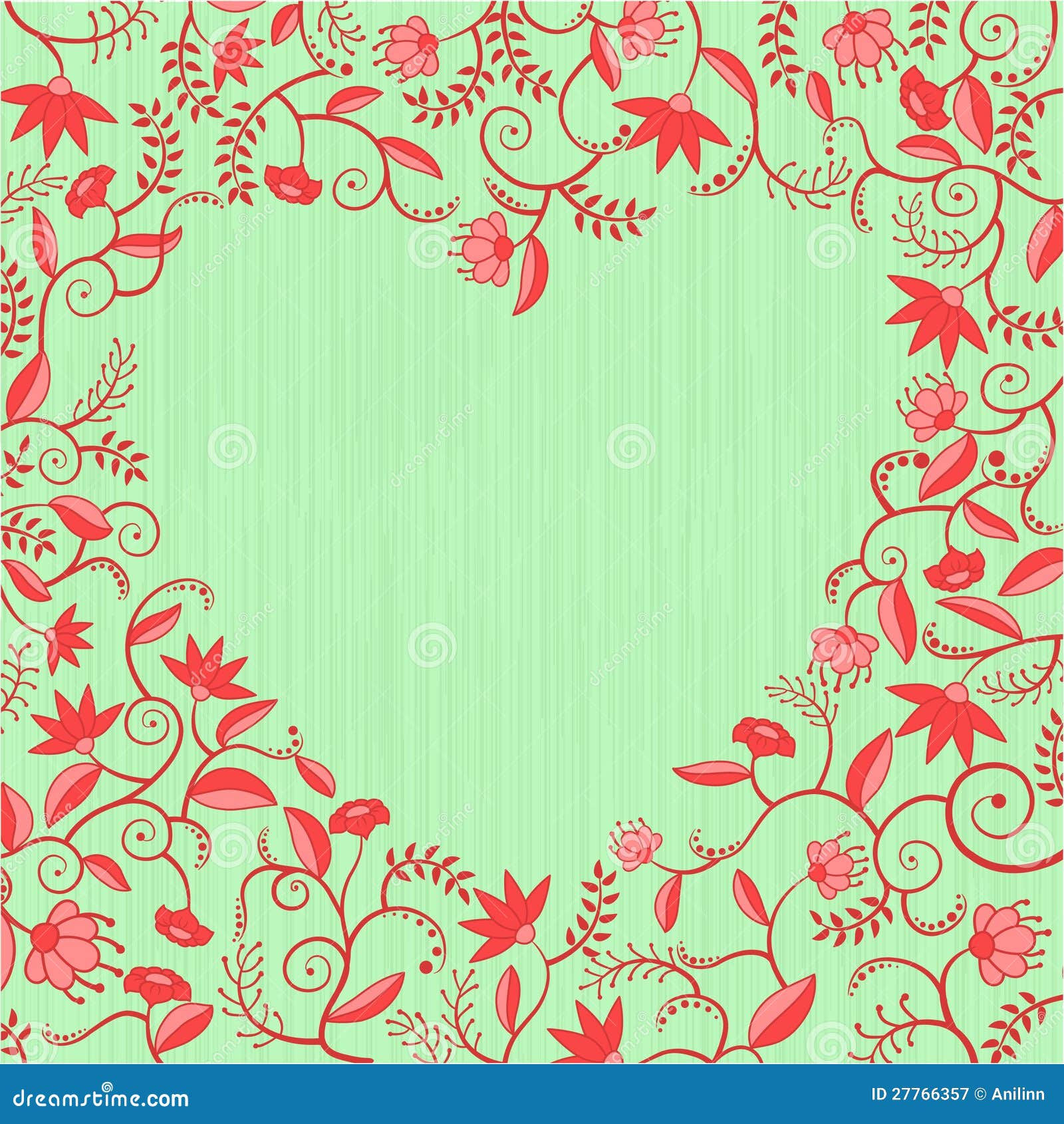 Wallpaper #Tmd395IBSpphPi3-tobx143 Red Green Floral Heart Shaped Pattern Stock Vector Illustration of