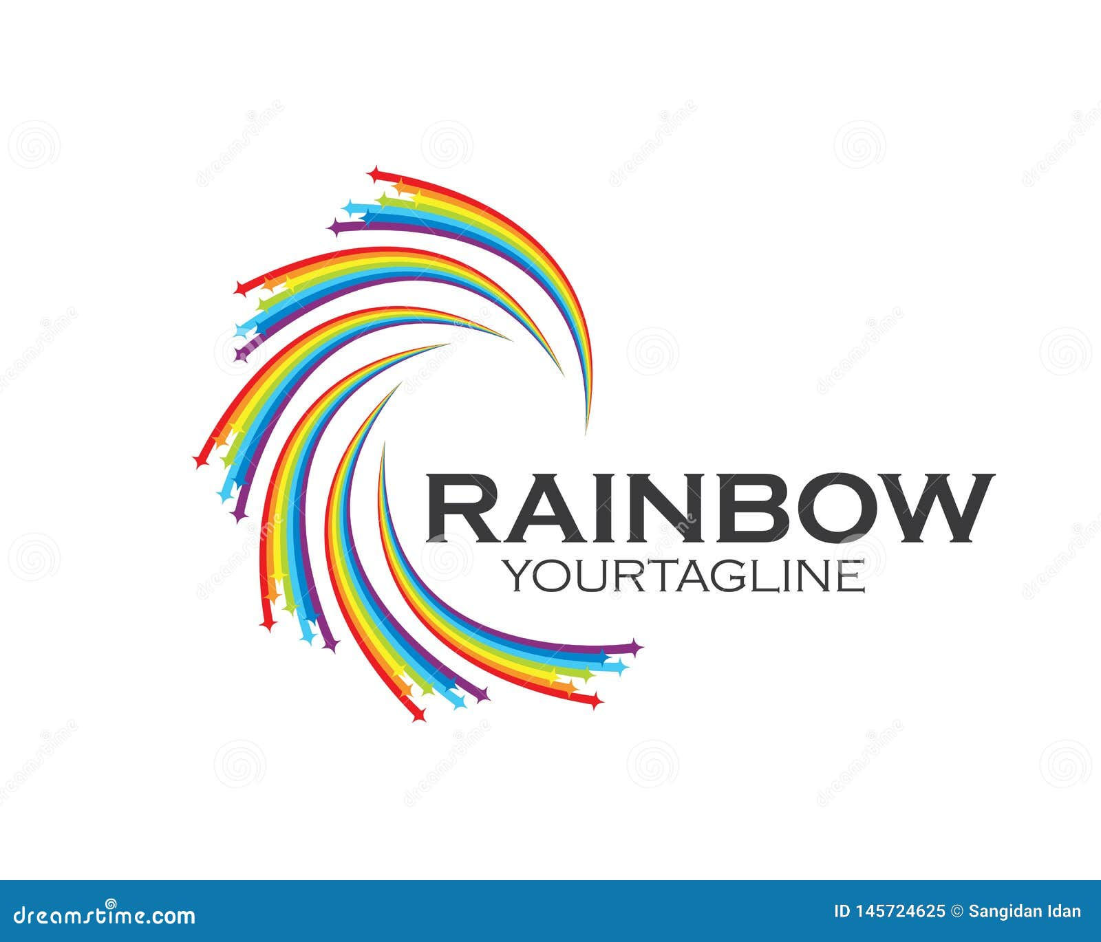Wallpaper #_2eP9ZIBSpphPi3-1n_c336 Rainbow Logo Icon Vector Template Stock Vector Illustration of Rain