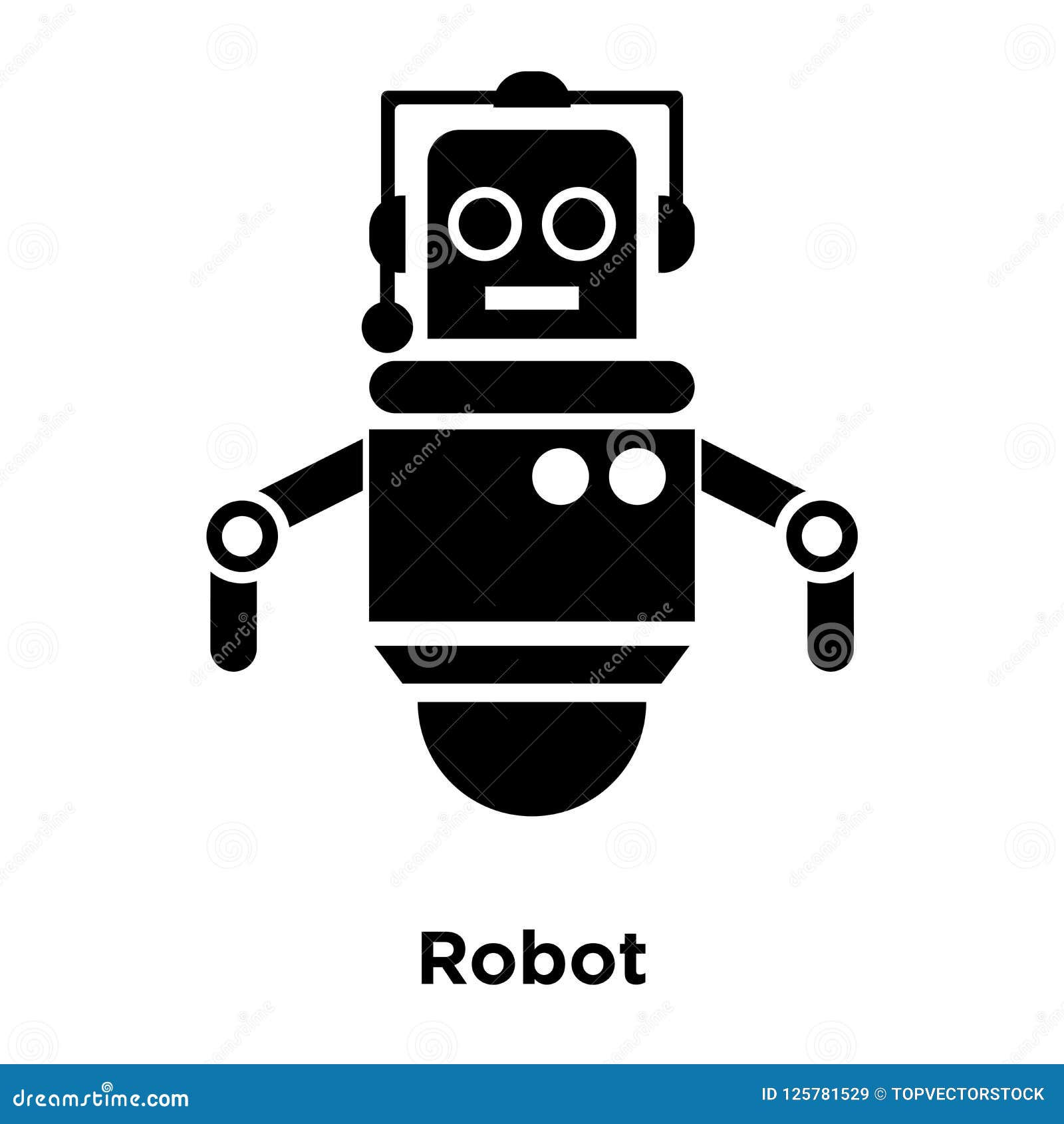 Wallpaper #vWdm9pIBSpphPi3-zYNc341 Robot Icon Vector Isolated on White Background Logo Concept of Stock
