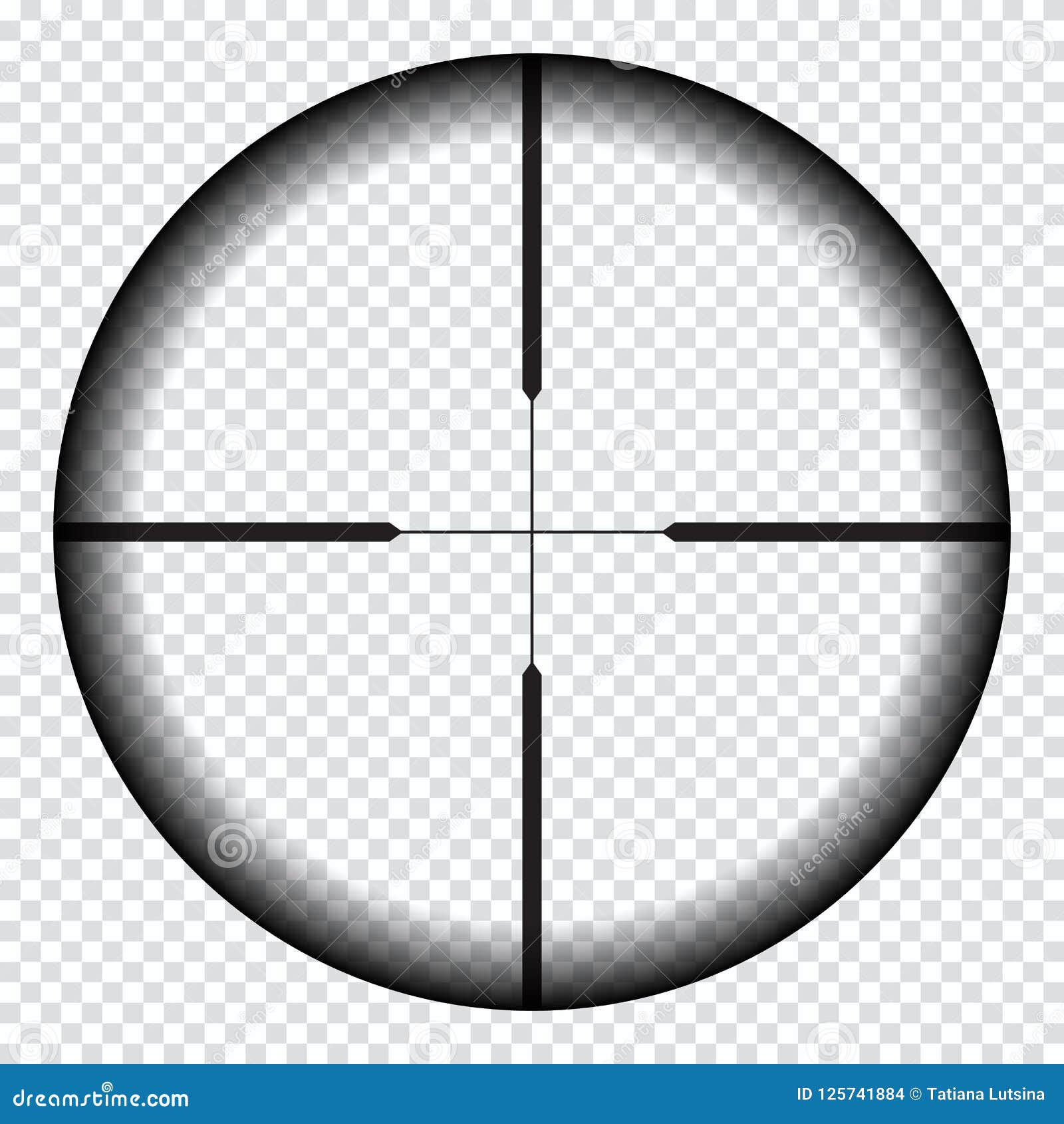 Wallpaper #52d4-JIBSpphPi3-eonv95 Realistic Sniper Sight with Measurement Marks Sniper Scope Template