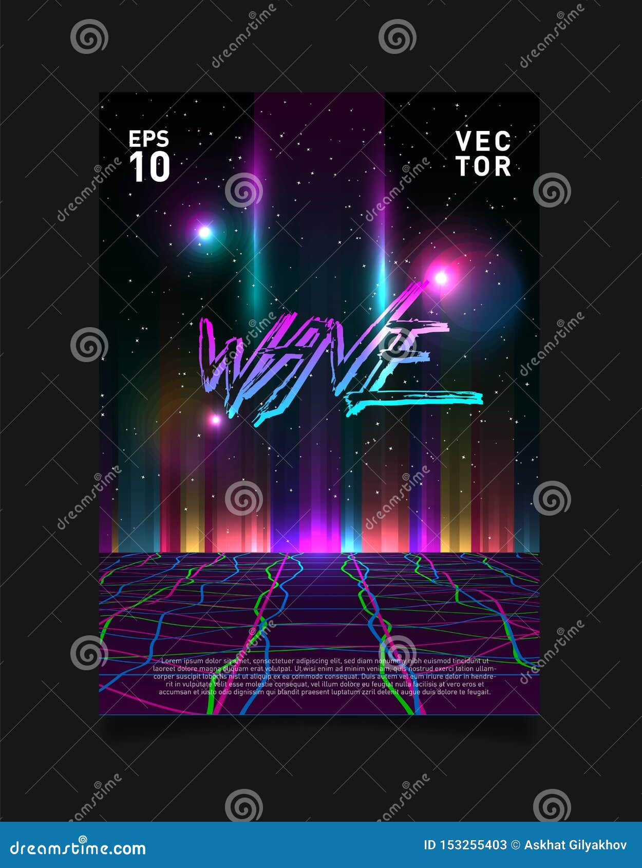 Wallpaper #NGfREpMBSpphPi3-Kf32168 Retrowave Vaporwave Synthwave Posters Set Neon Man with Laser Grid and