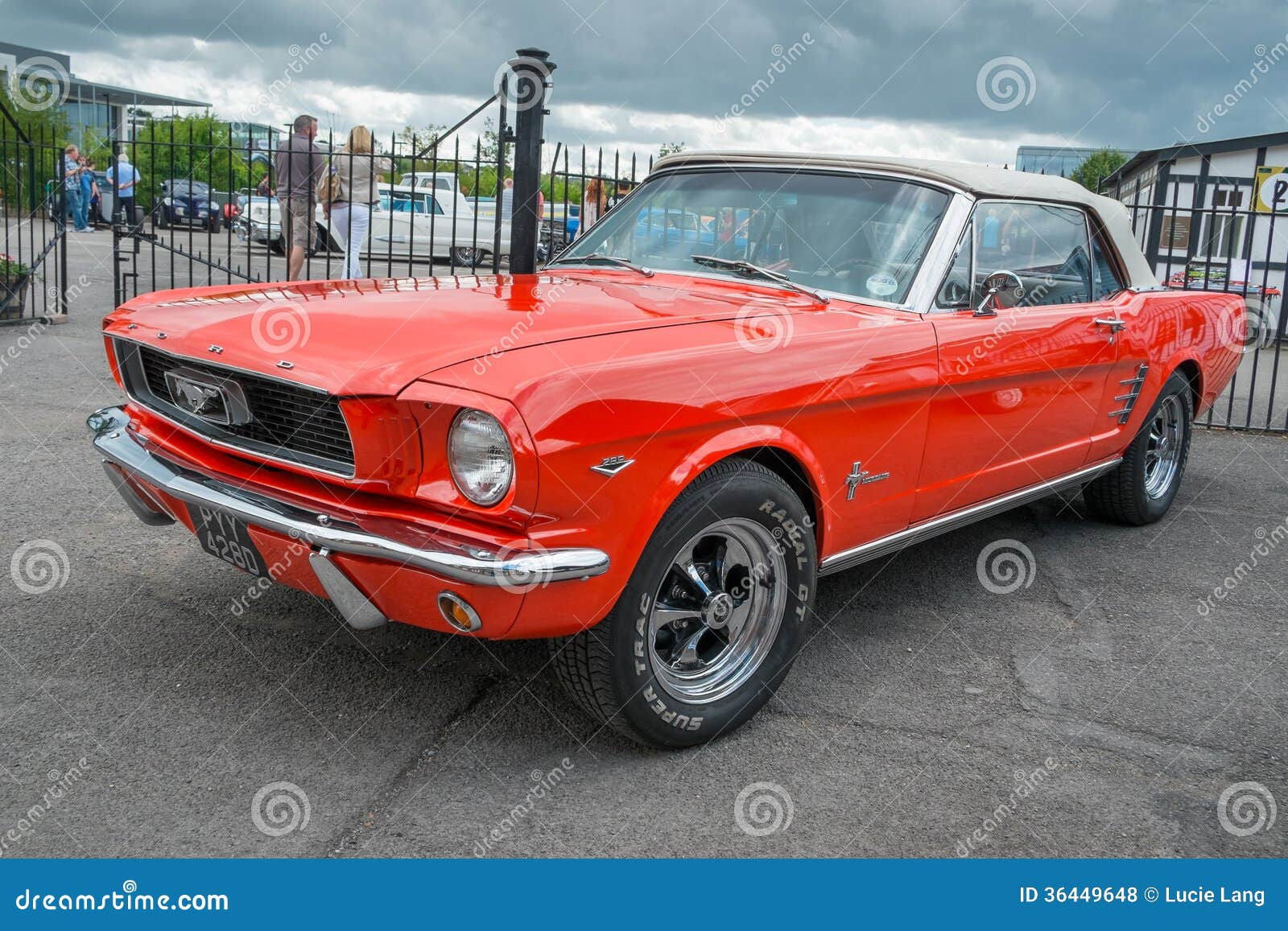 Wallpaper #7p2AM5MBgczKmuyaQfR_281 A Red Classic Ford Mustang Cabriolet Editorial Stock Photo Image