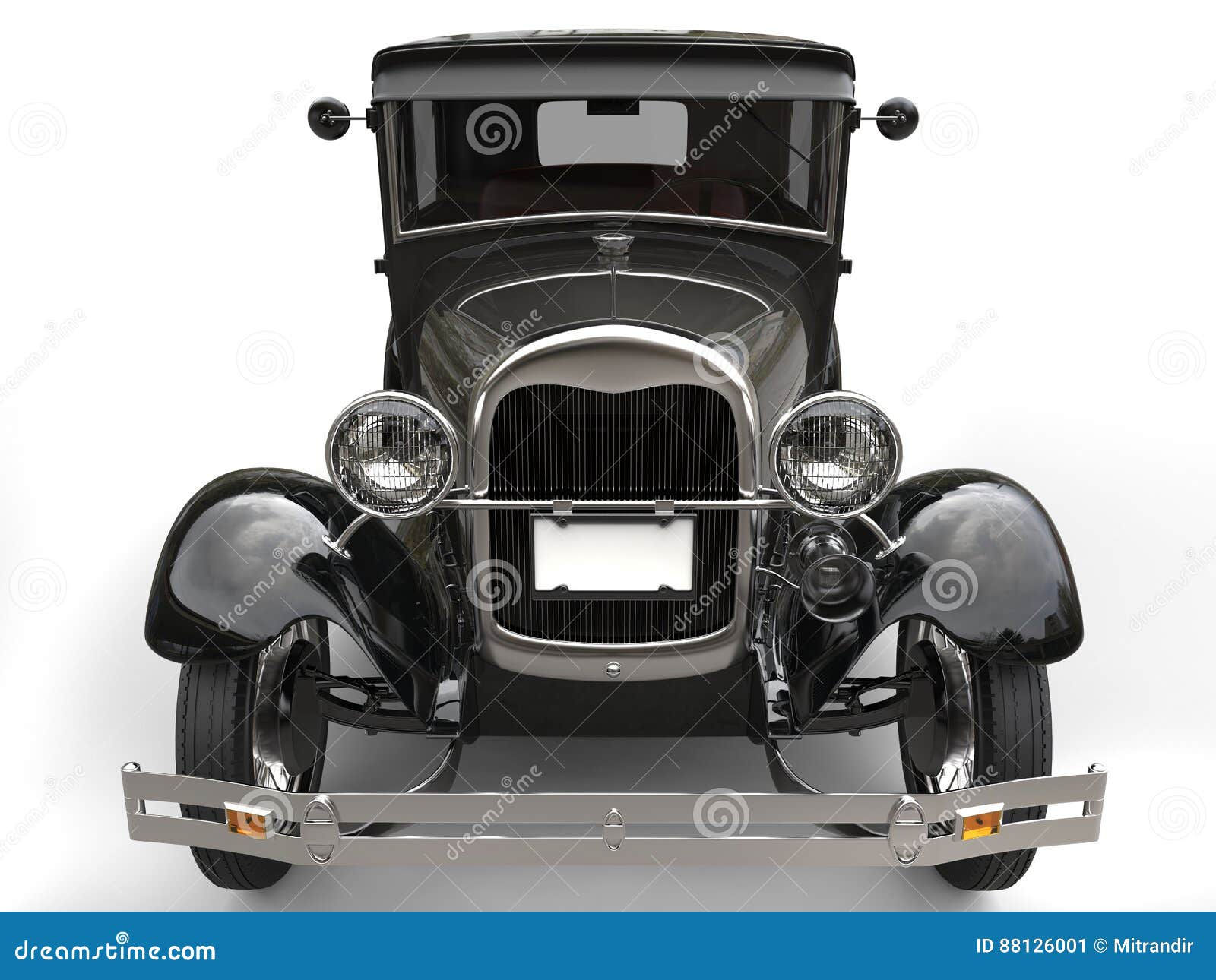 Wallpaper #pu8_S5MBMN-XEVvVRzrU14 Dark Grey Vintage Car Front View Closeup Shot Stock Illustration