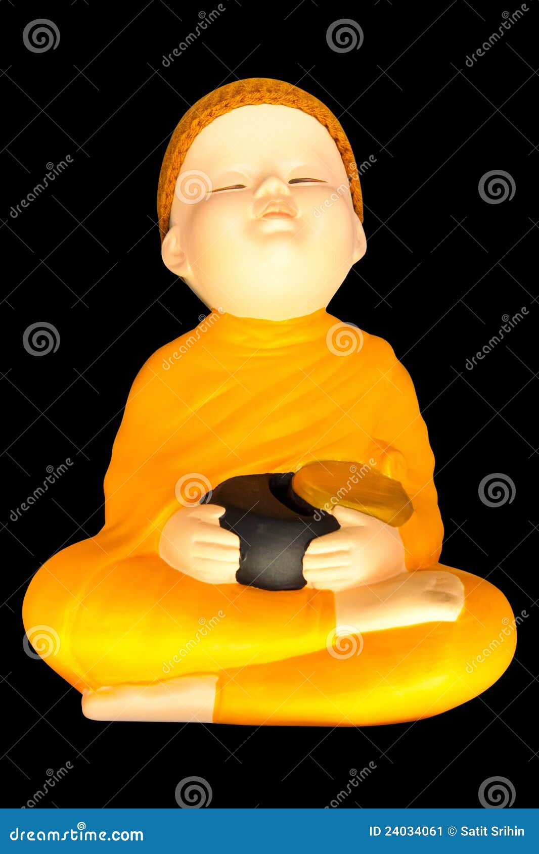 Wallpaper #jmeL65IBSpphPi3-PEx0253 Doll Clay Baby Monk Meditation with Alms Bowl Stock Image Image of