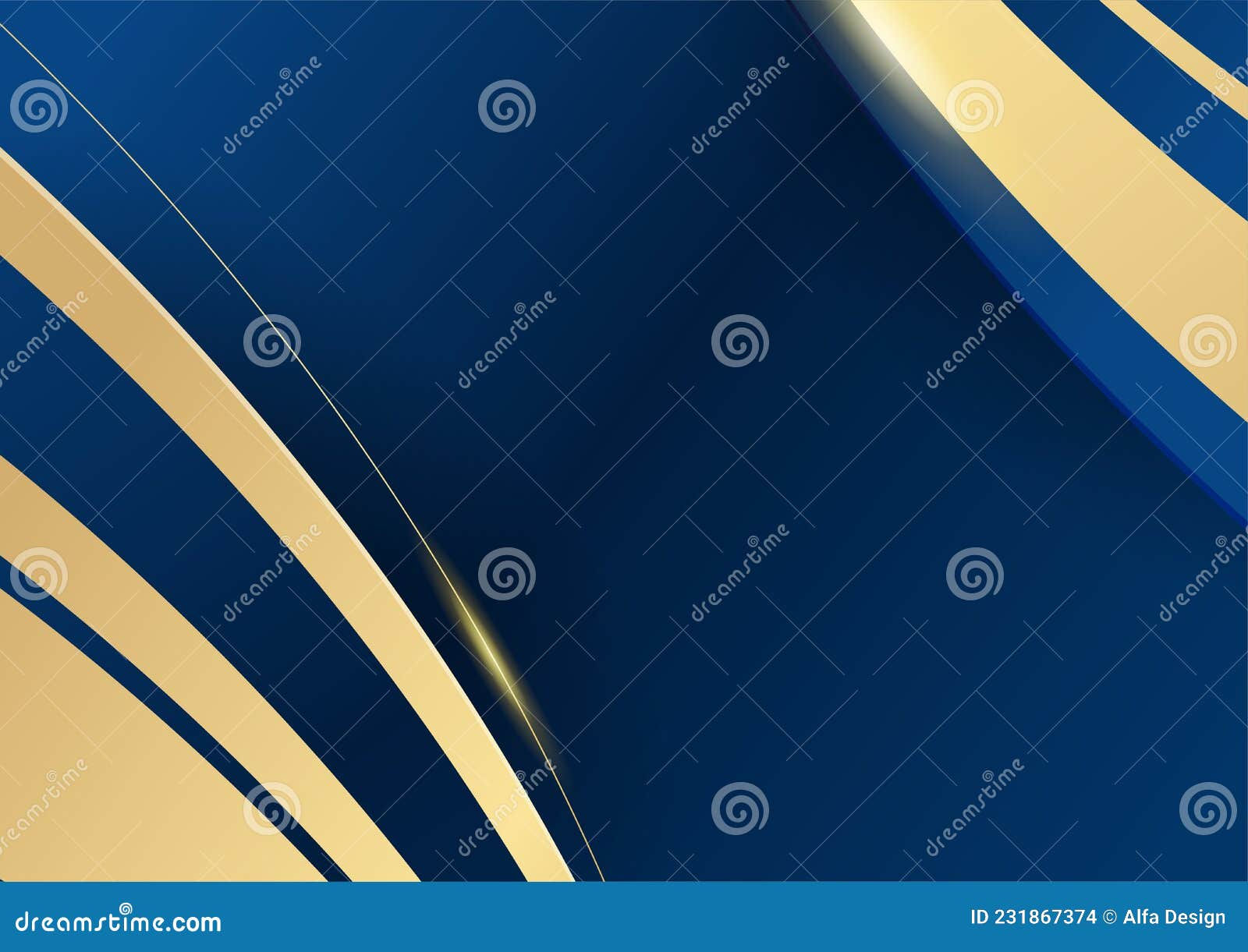 Wallpaper #zGeZ55IBSpphPi3-ojhK180 Dark Blue Background with Gold Shiny Line Elements for Presentation