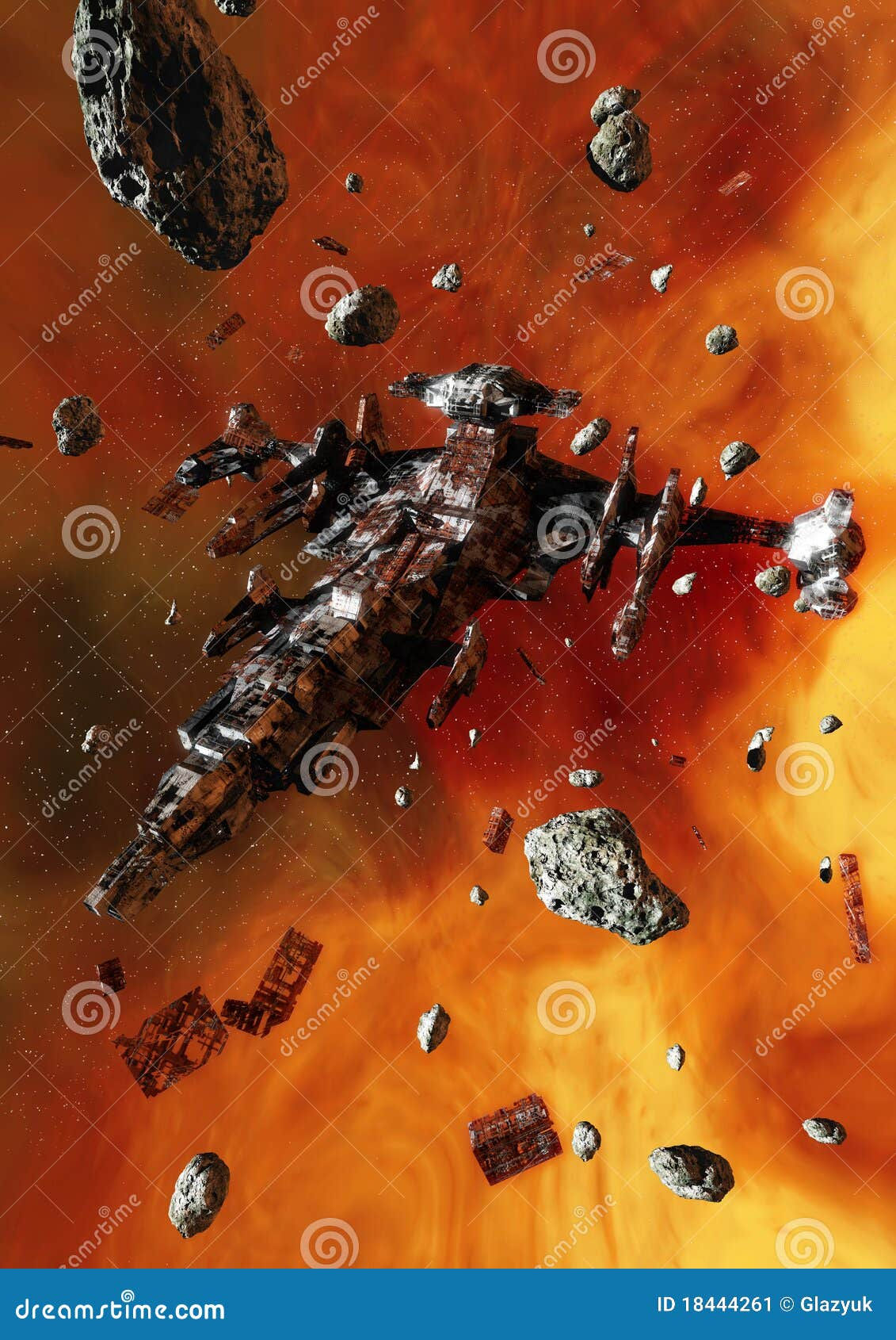 Wallpaper #8miAIJMBSpphPi3-mS3Z34 Derelict Spaceship Stock Image Image 18444261