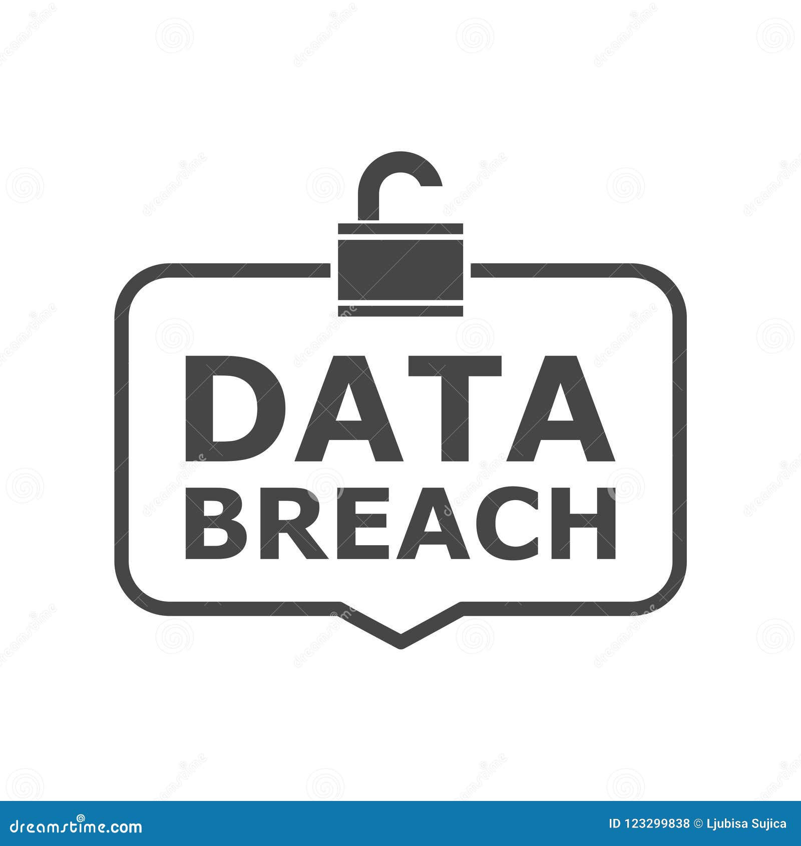 Wallpaper #aiaRmZcBNyflpn9rEojH175 Data Breach Concept Simple Vector Icon Stock Vector Illustration of
