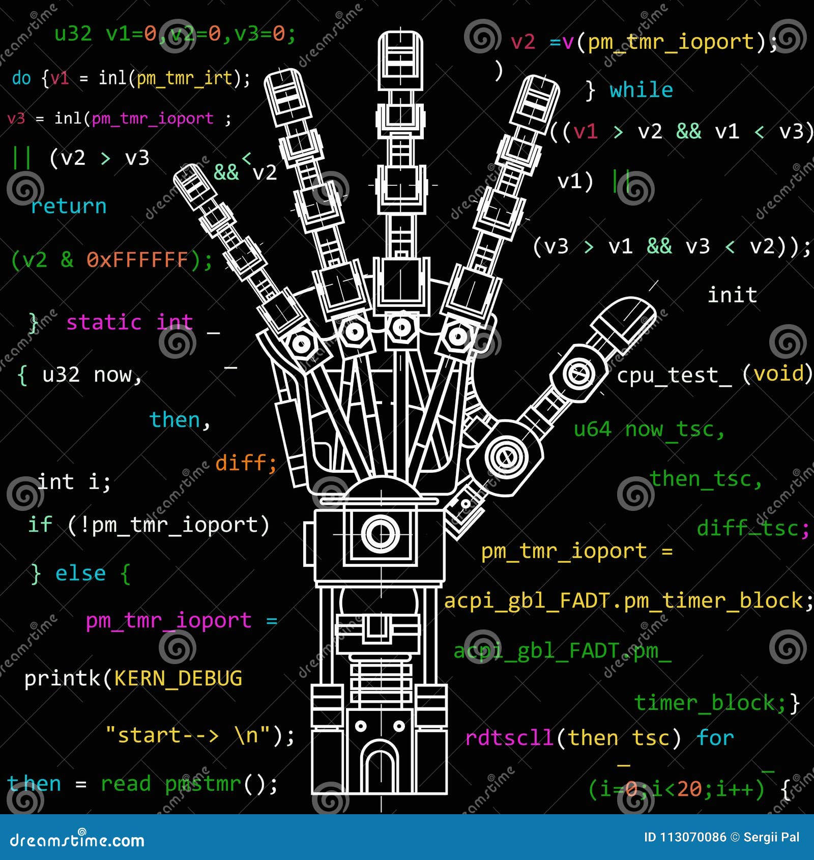 Wallpaper #m0ARMJMBJhL2WPba_L8Z83 The Drawing Model of the Robot Arm This Vector Illustration Be Used as
