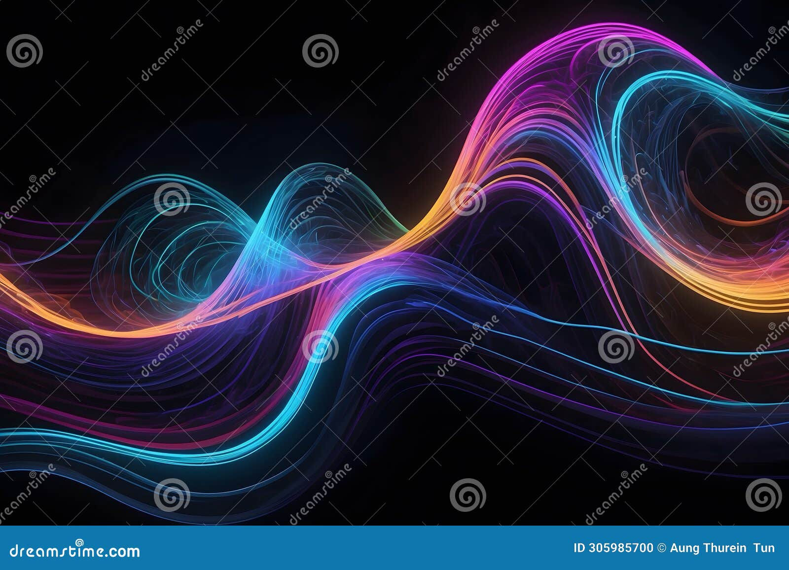 Wallpaper #A0ApMJMBJhL2WPbazsCh81 A 3D Neon Lights Abstract Stock Illustration Illustration of Vortex