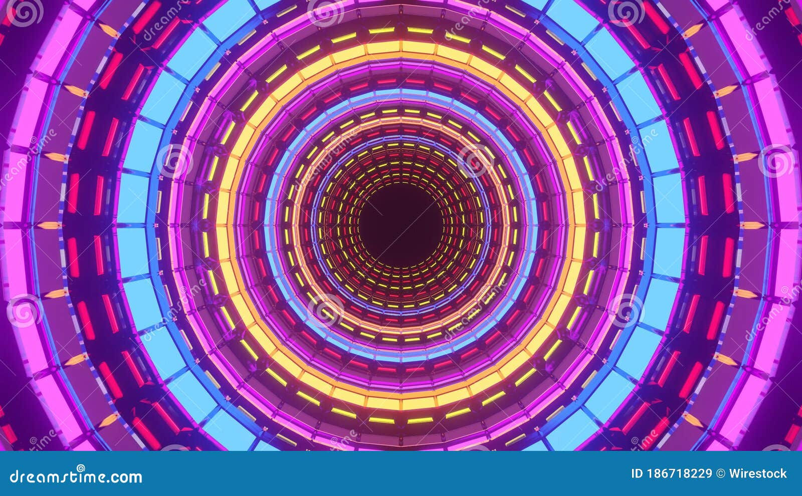 Wallpaper #GSyrSpMB0E1QgA7wSfdY88 3D Rendering Cool Background with Circular Neon Laser Lights Perfect