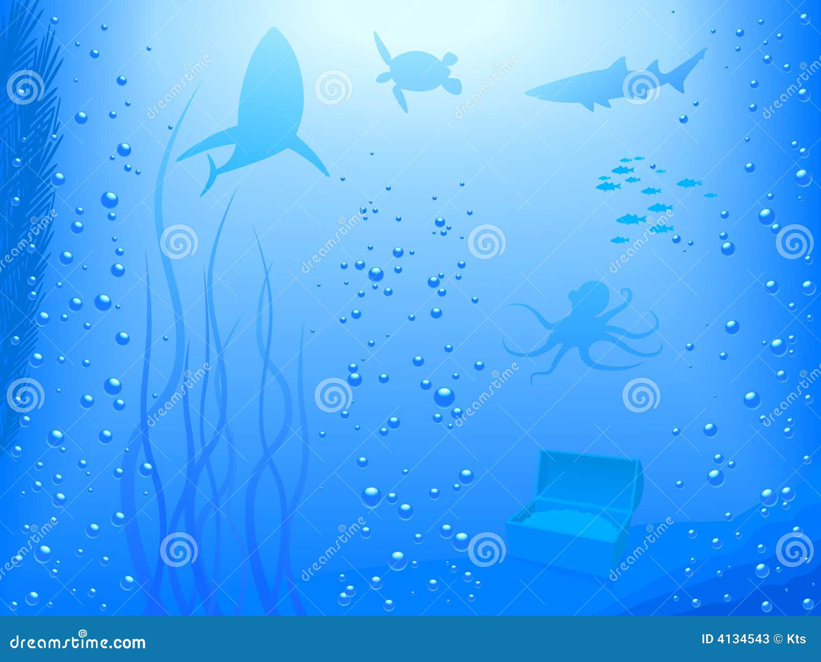 Wallpaper #1mc1CJMBSpphPi3-Ccl7195 Deep Ocean Vector Stock Vector Illustration of Fish 4134543