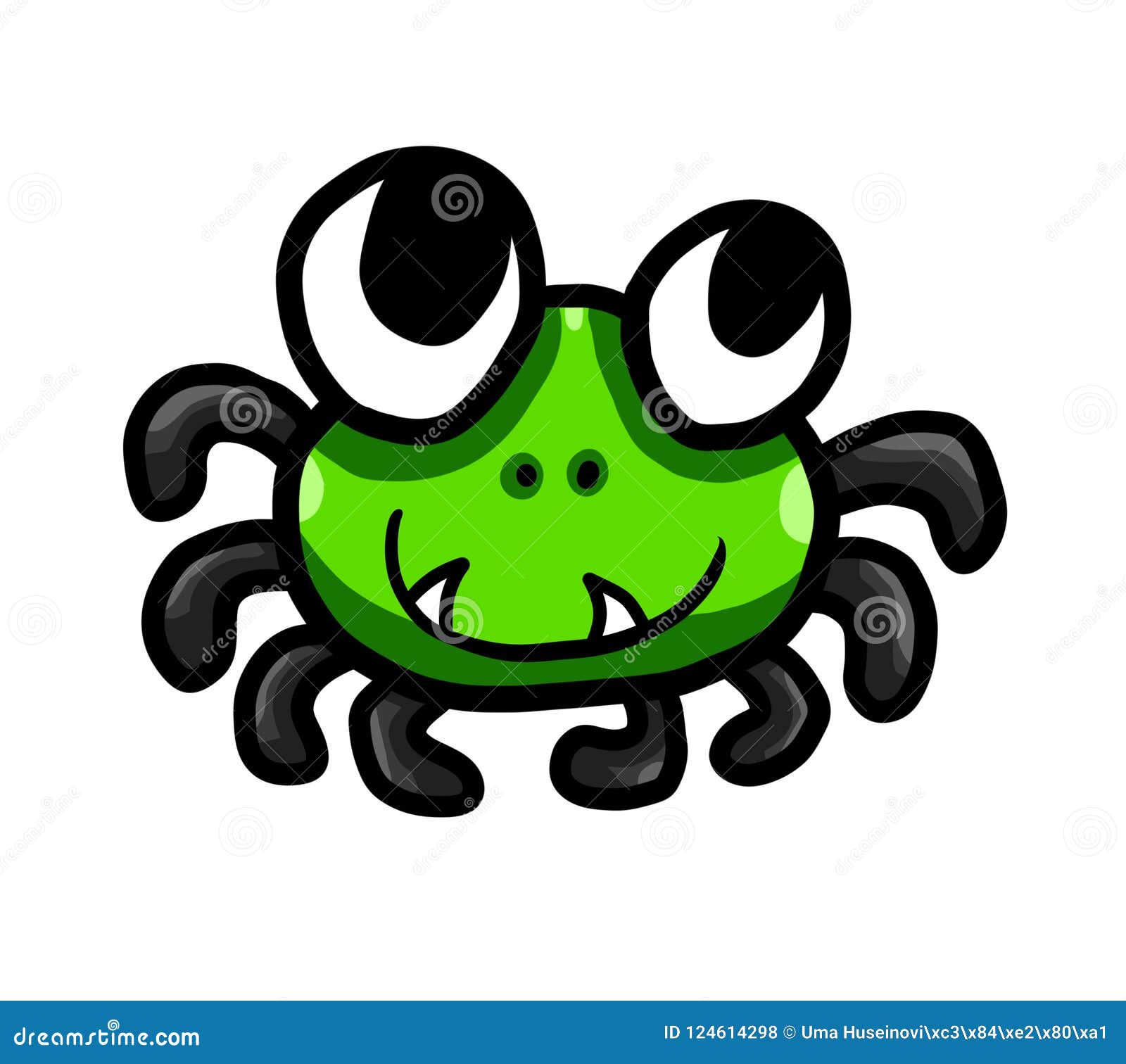 Wallpaper #dmc-DJMBSpphPi3--N2q2 Adorable Green Spider Stock Illustration Illustration of Cute 124614298