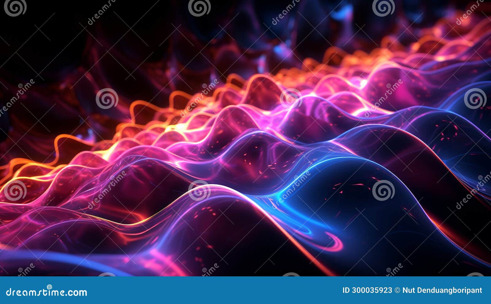 Wallpaper #A0ApMJMBJhL2WPbazsCh22 Deep Space Blue and Radiant Pink Neon Lights Abstract Art Stock Image