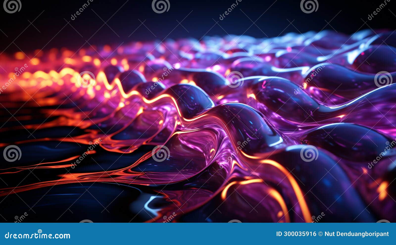 Wallpaper #A0ApMJMBJhL2WPbazsCh65 Deep Space Blue and Radiant Pink Neon Lights Abstract Art Stock Photo