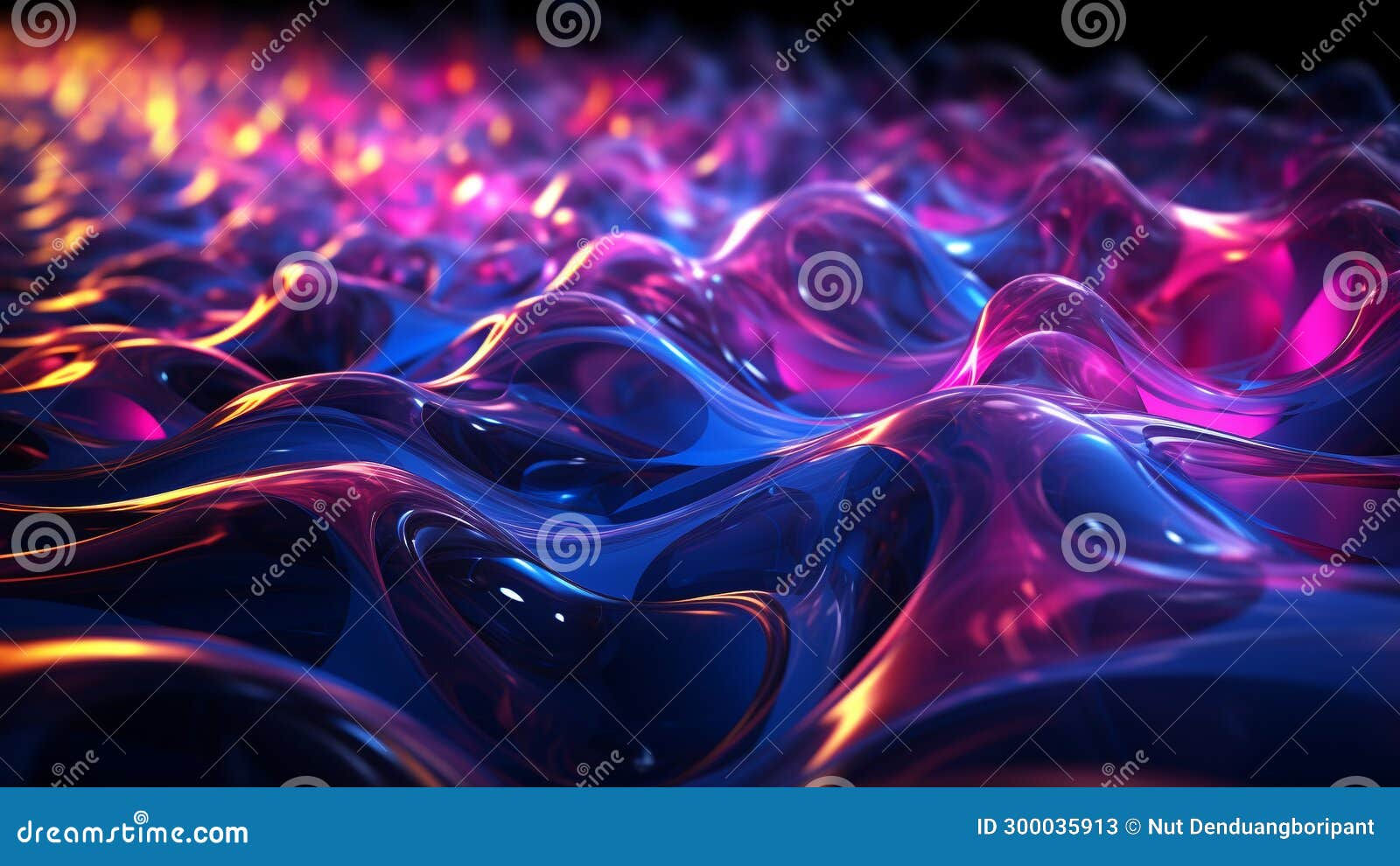 Wallpaper #A0ApMJMBJhL2WPbazsCh41 Deep Space Blue and Radiant Pink Neon Lights Abstract Art Stock Image