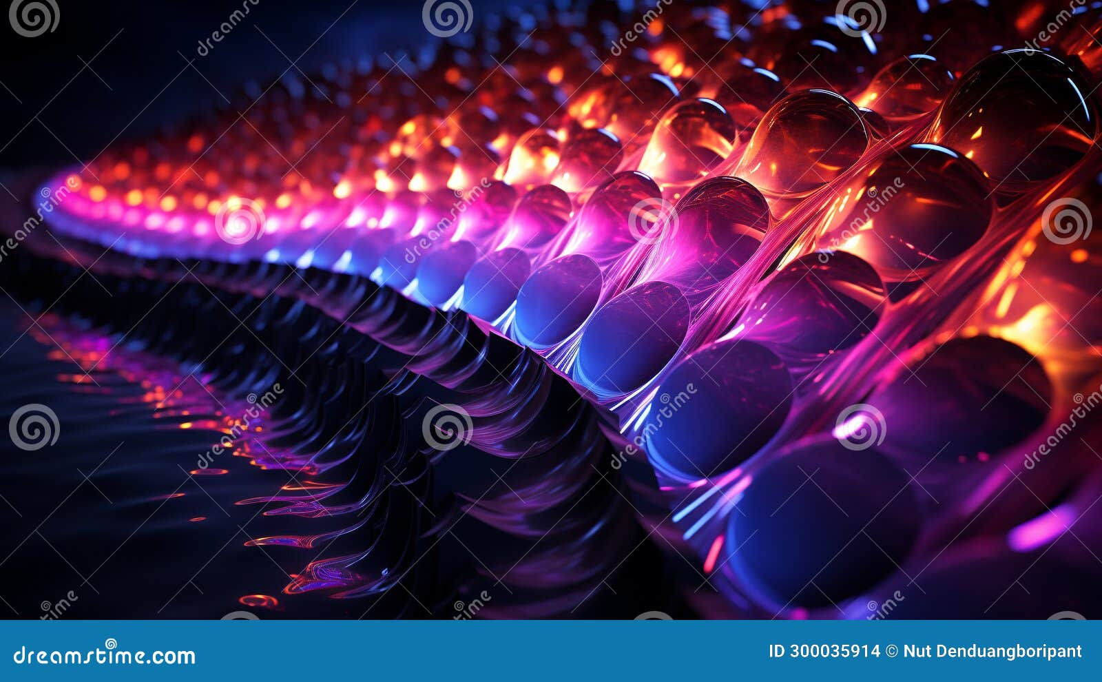 Wallpaper #A0ApMJMBJhL2WPbazsCh53 Deep Space Blue and Radiant Pink Neon Lights Abstract Art Stock Photo