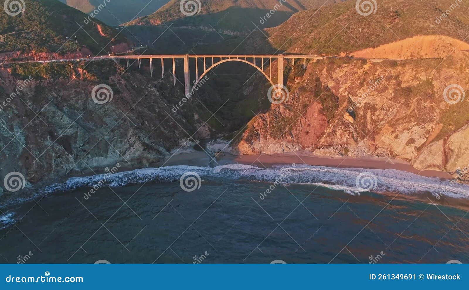 Wallpaper #phoQUpMB1yWOL4qgsYK191 Drone Footage of Aesthetic Designed Bixby Creek Bridgean Arch Bridge