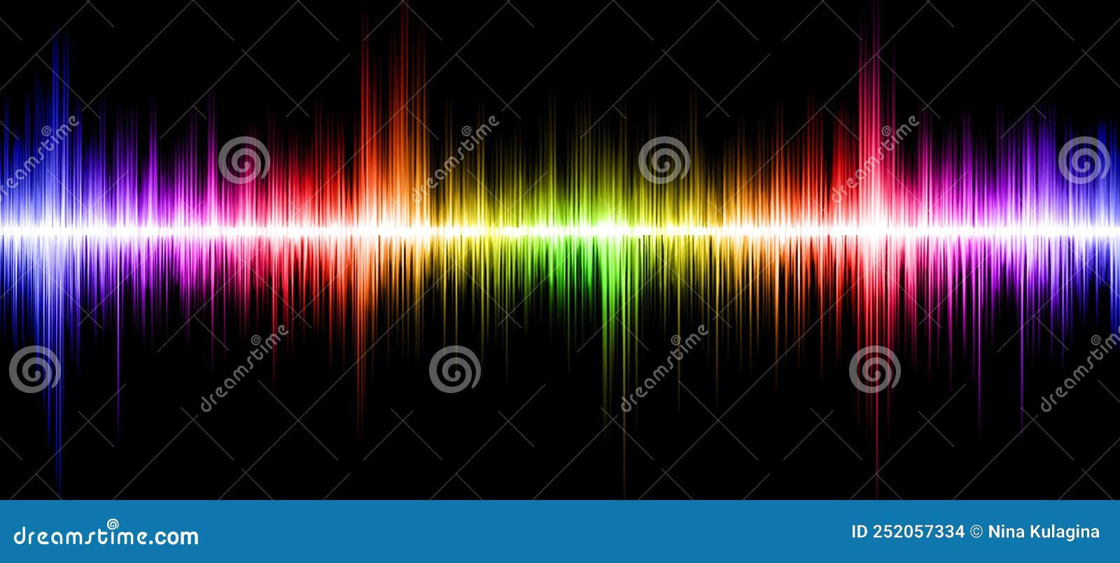 Wallpaper #OWisGZMBSpphPi3-0Bjv233 The Effect of a Bright Sound Wave on a Black Background Stock Photo