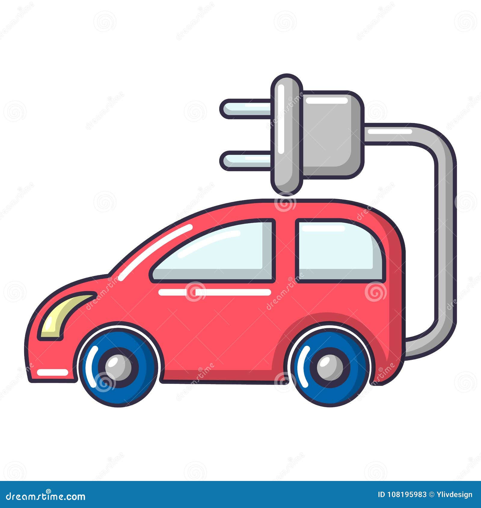 Wallpaper #vD9qPJMBLiIJ4c9O1JH8276 Electric Car Icon Cartoon Style Stock Vector Illustration of