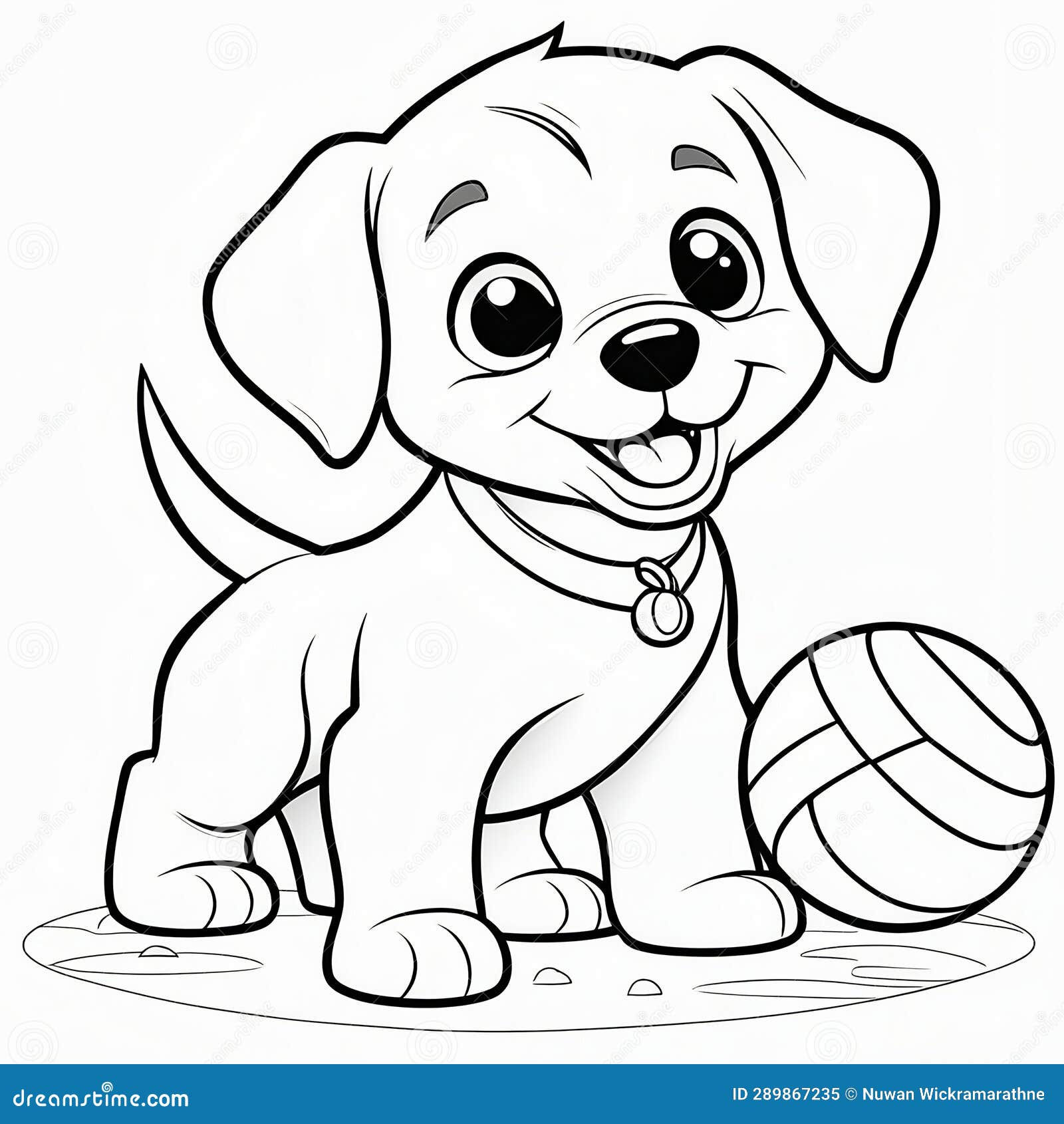 Wallpaper #v2f5DpMBSpphPi3-6exg171 Interactive Coloring Page 3D Puppy S Playful Adventure Stock