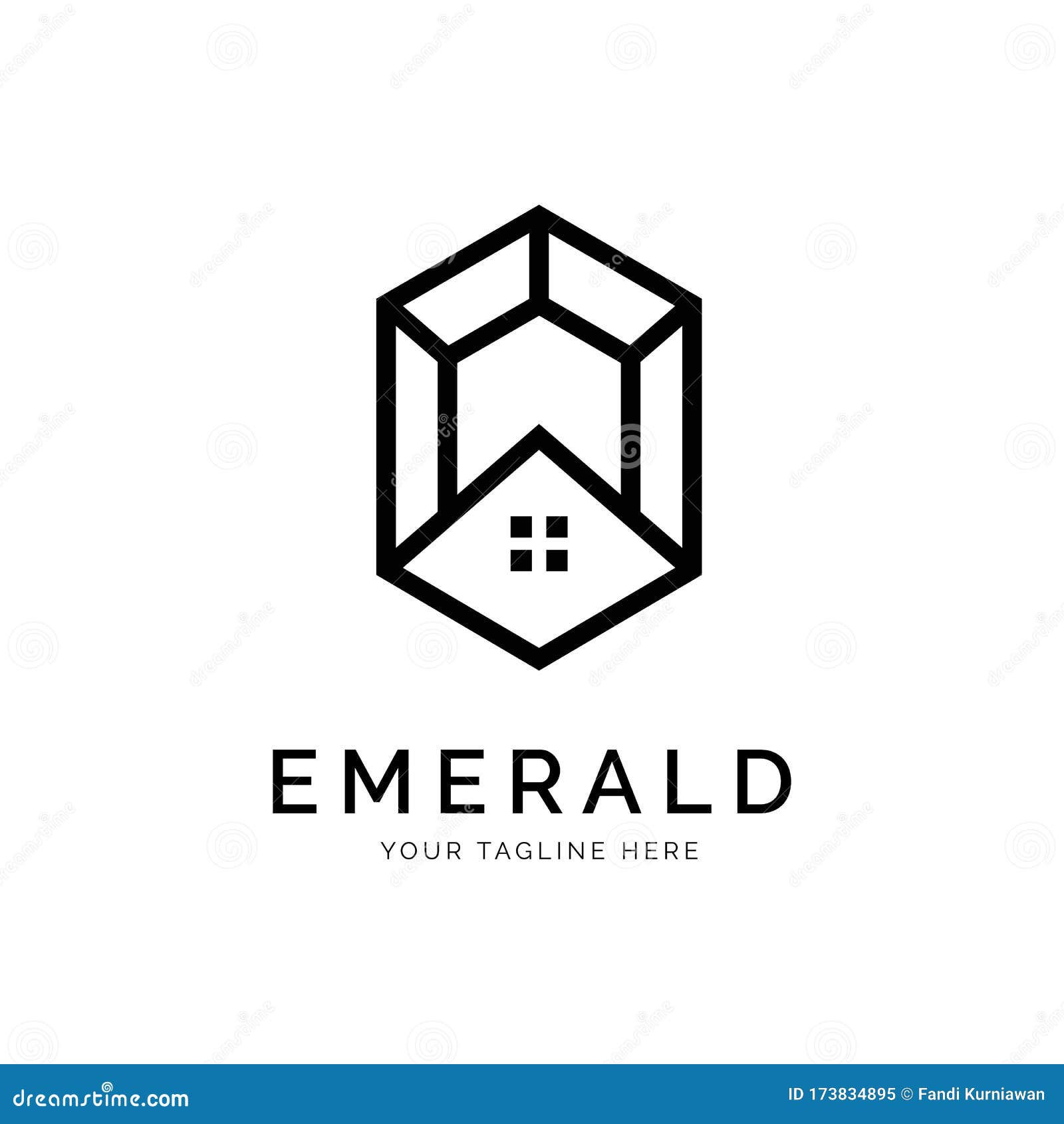 Wallpaper #XR0NLZMBlOZrFDOkqs4j294 Emerald Logo Concept Creative Minimal Design Template Symbol for