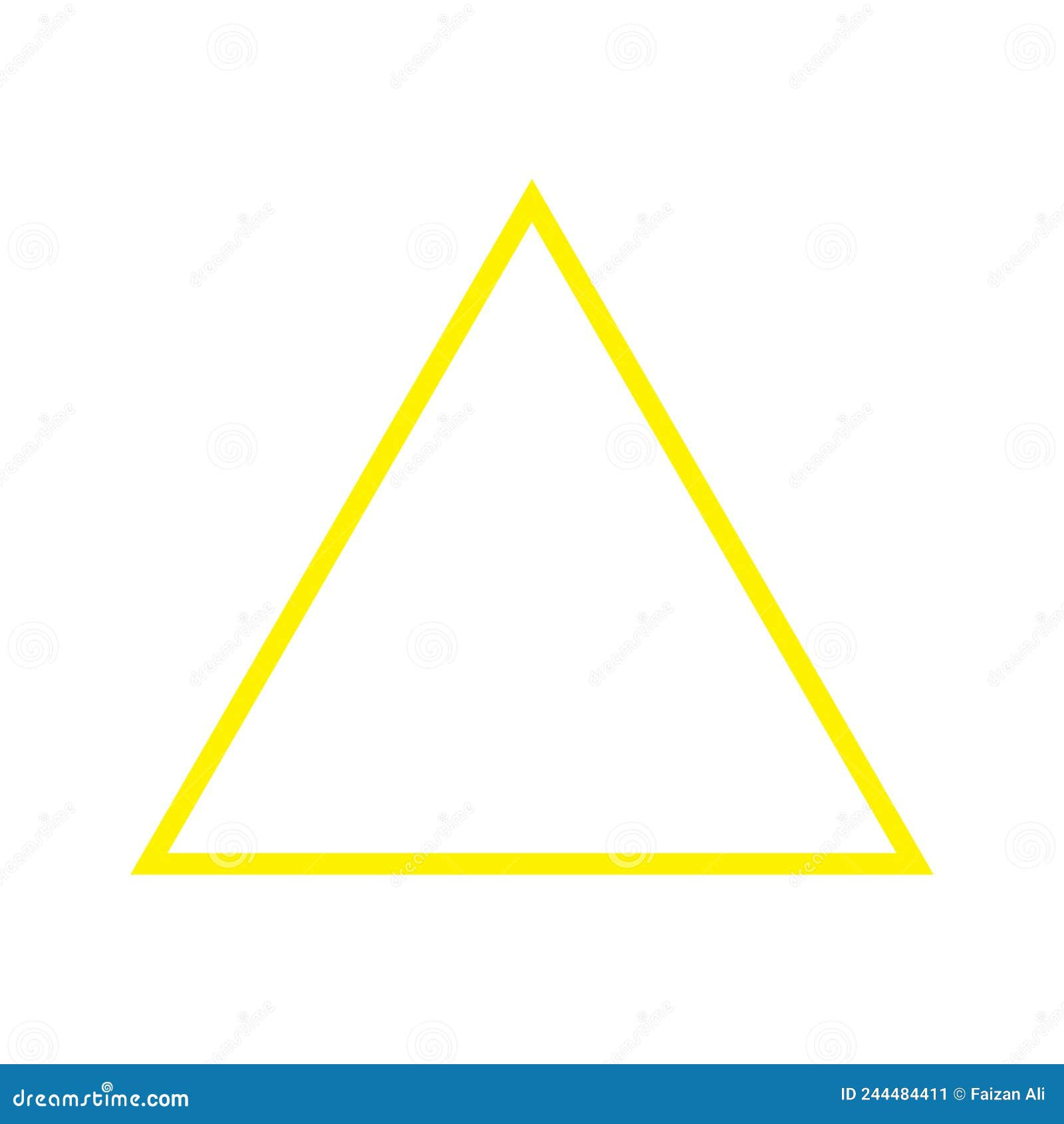Wallpaper #5x2PLJMBlOZrFDOk38qJ18 Eps10 Vector Illustration of a Yellow Outline Triangle Icon Stock