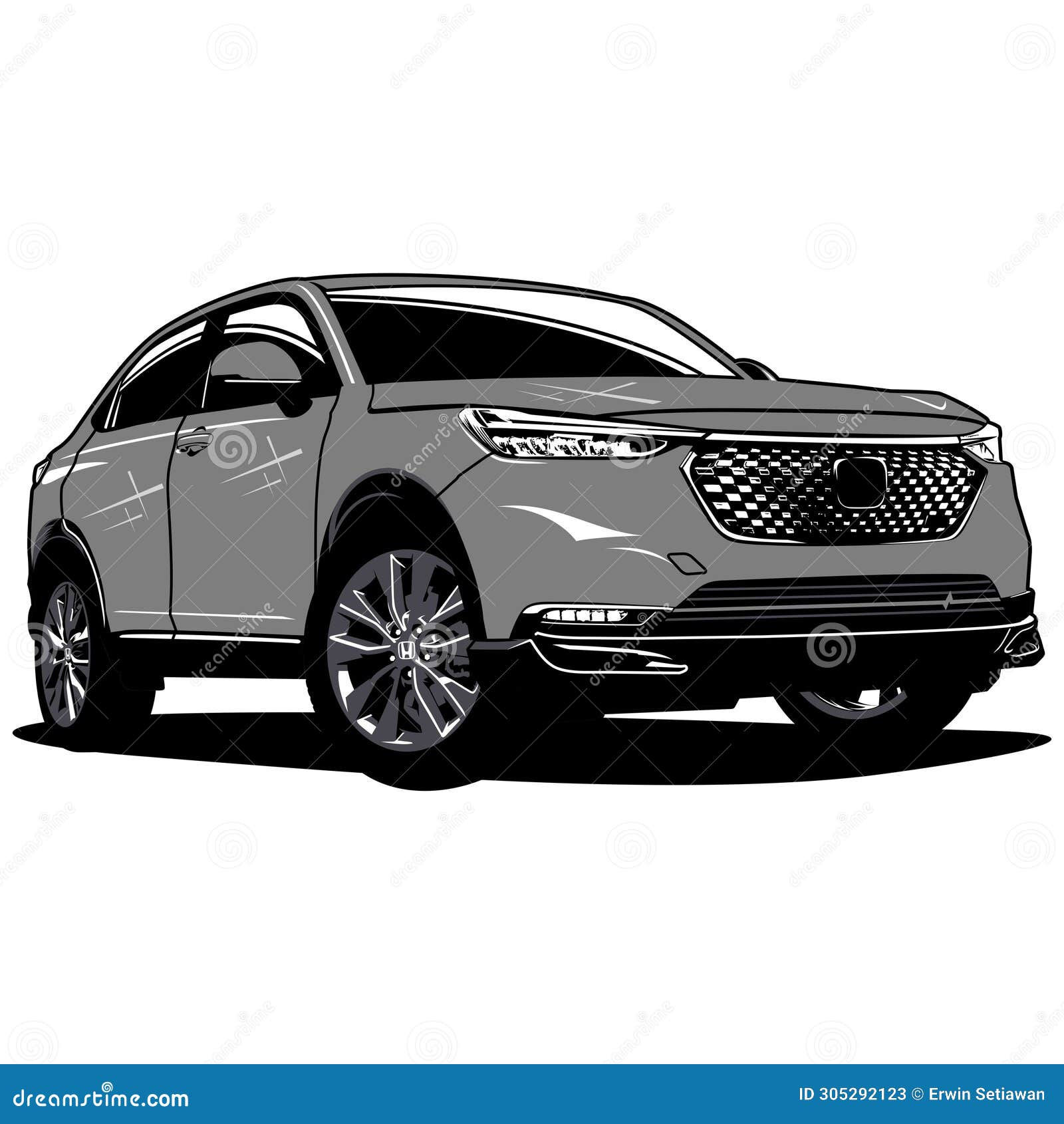 Wallpaper #kWidIpMBSpphPi3-uDN4143 Elegant and Cool Grey Car Front Side View Vector Editorial Stock Photo