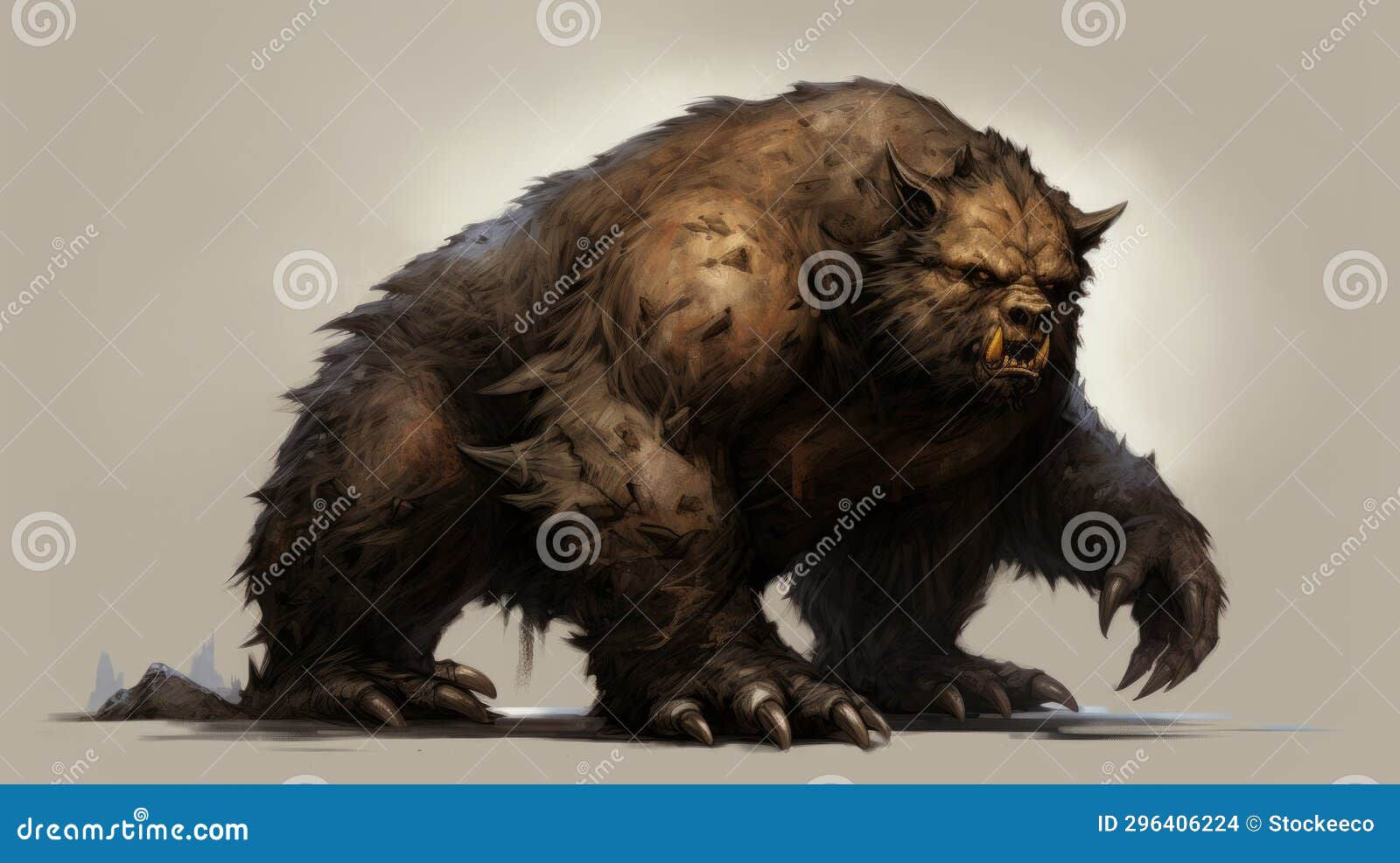 Wallpaper #E53BZJcBkAG5jTCHbrFG21 Eerily Realistic Bugbear Artwork by John Larriva Stock Illustration