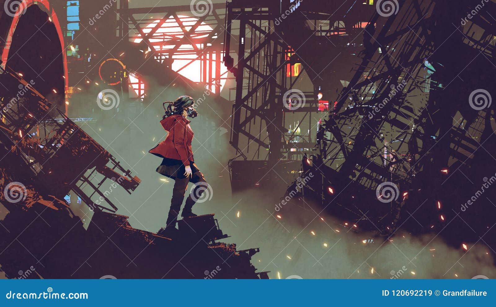Wallpaper #4hW5u44BmMigT4UnSFZ540 Cyberpunk Stock Illustrations 8966 Cyberpunk Stock Illustrations
