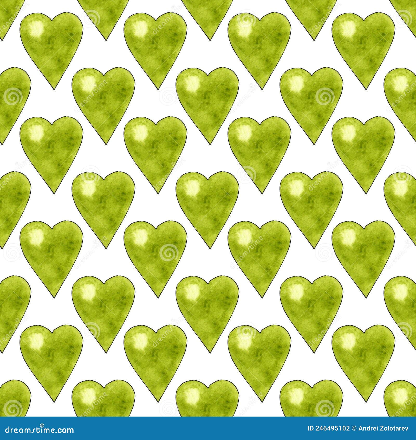 Wallpaper #Tmd395IBSpphPi3-tobx13 Watercolor Green Heart Pattern Stock Vector Illustration of Festive
