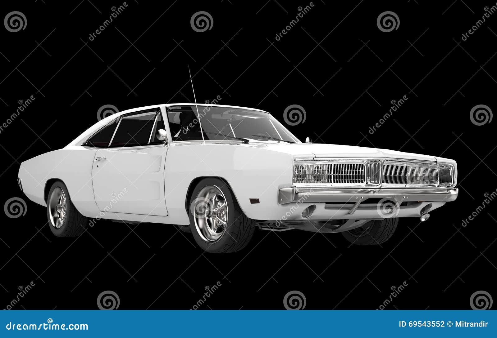 Wallpaper #kWidIpMBSpphPi3-uDN4170 White Muscle Car Front Side View Stock Photo Image of Side