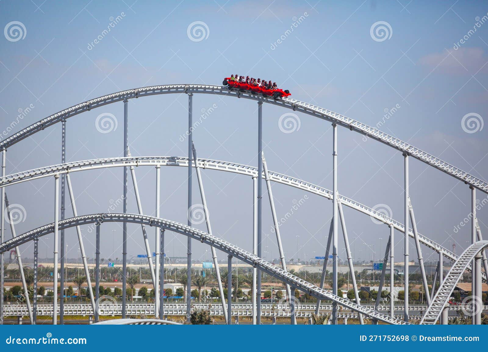 Wallpaper #p8lljpcB-VVLIetlc2pg68 Ferrari World Roller Coaster Editorial Stock Photo Image of Coaster