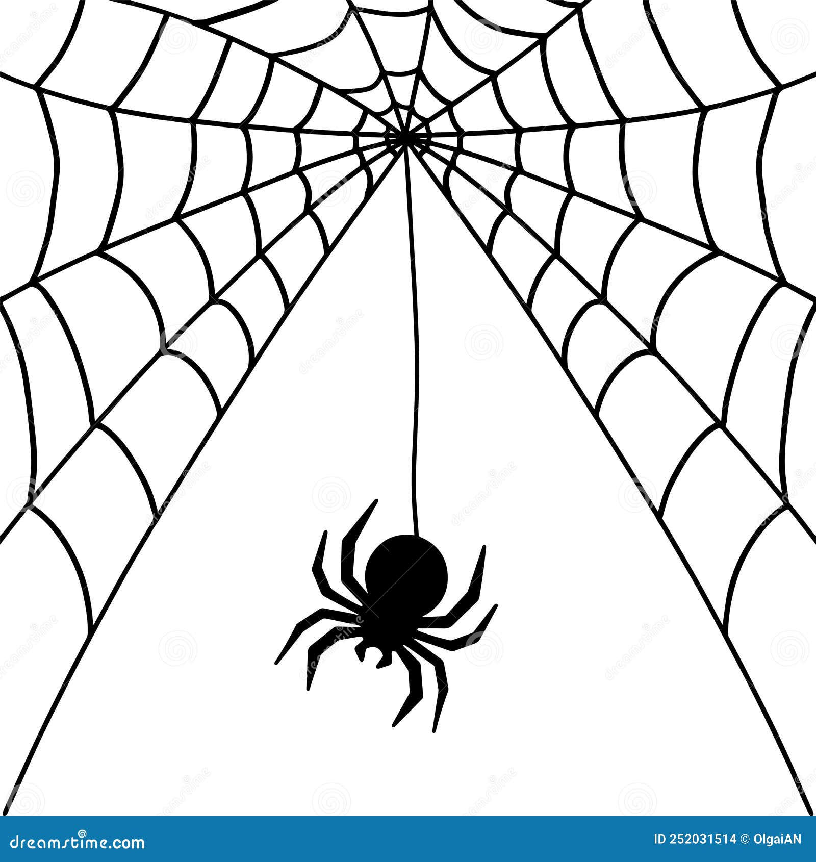 Wallpaper #RPS3OZMBKFX8bn3r6ncE297 Web and Spider Vector Illustration for Halloween Stock Vector