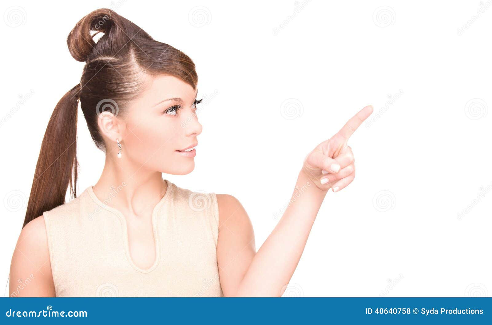 Wallpaper #LJz34JIBZHQxiYararks118 Woman Pointing Her Finger Stock Photo Image of Calm 40640758