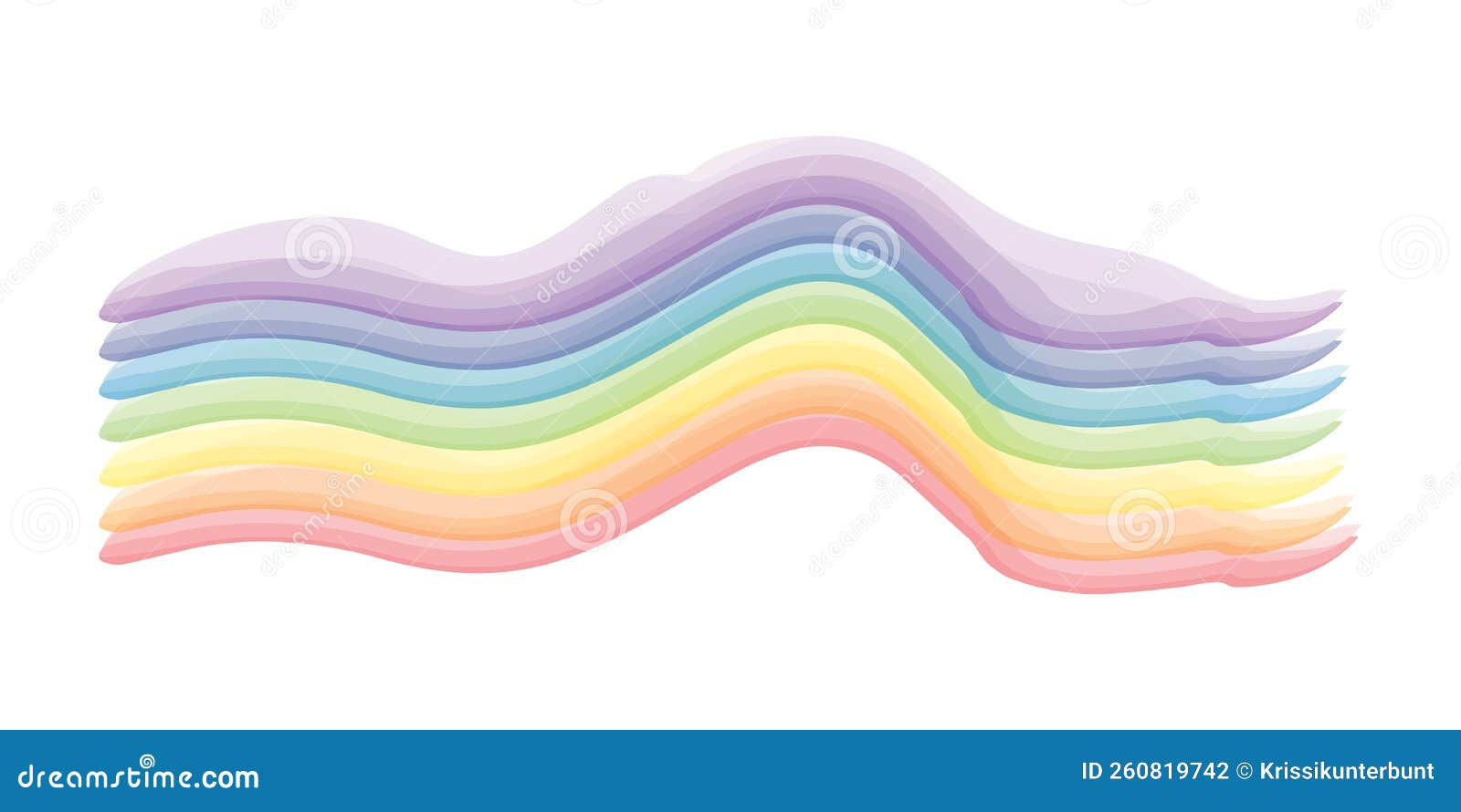 Wallpaper #_2eP9ZIBSpphPi3-1n_c195 Watercolor Colorful Rainbow Isolated on White Background Stock Vector