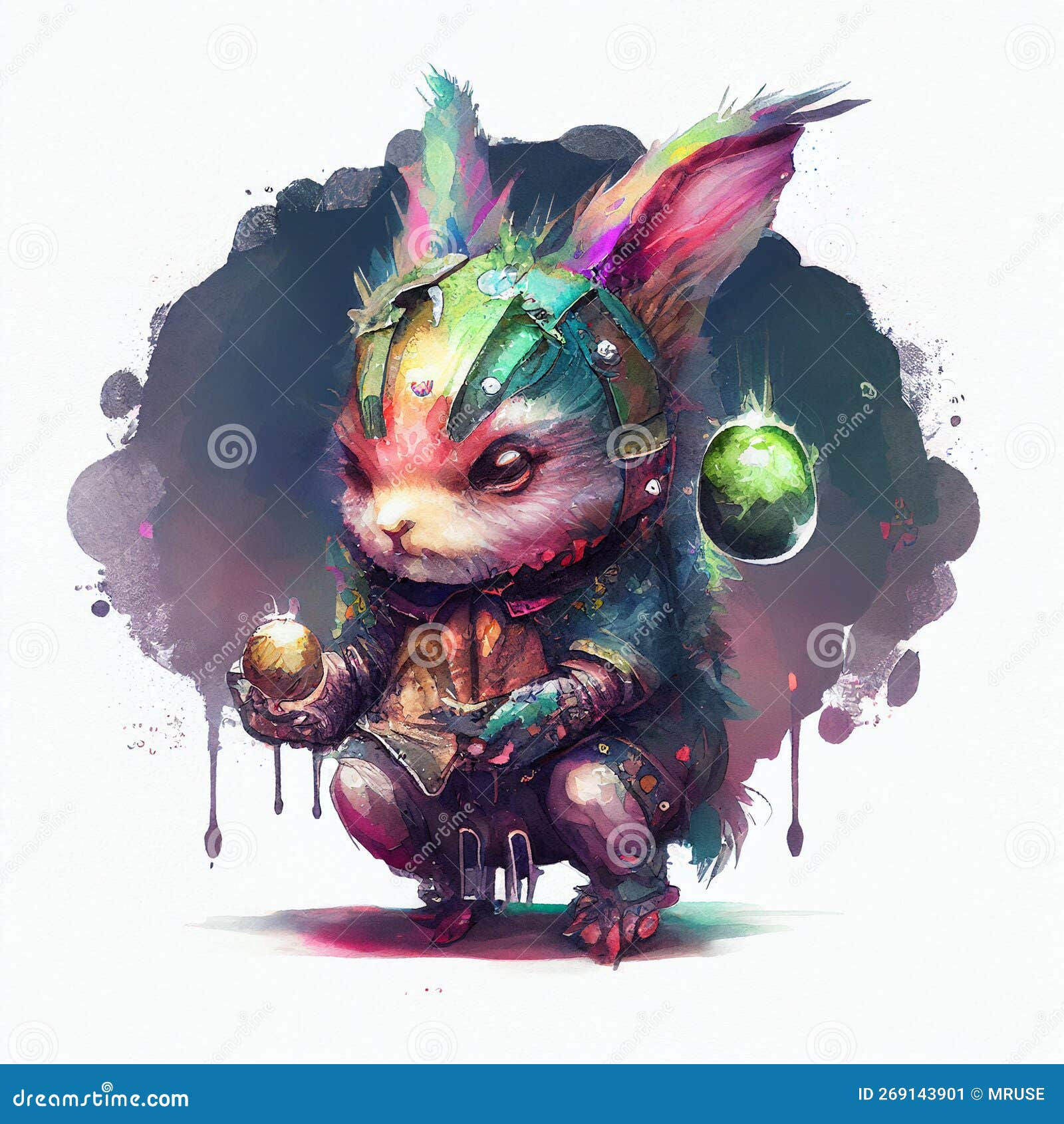 Wallpaper #qa3MMZMBKf019FdaUxGB145 Illustration Cyberpunk Easter Bunny and Easter Egg in Basket Created