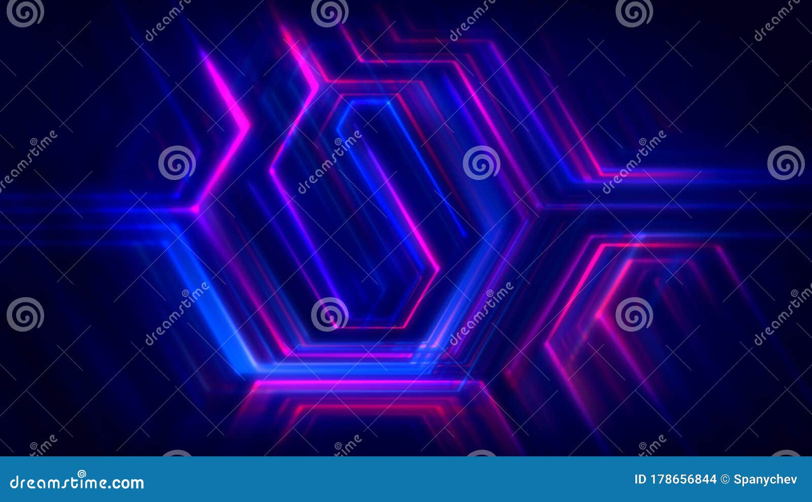 Wallpaper #TzGVNZMB5zzyi_yYJ1cv288 Abstract Cyberpunk Background Composition with Blue and Violet Neon