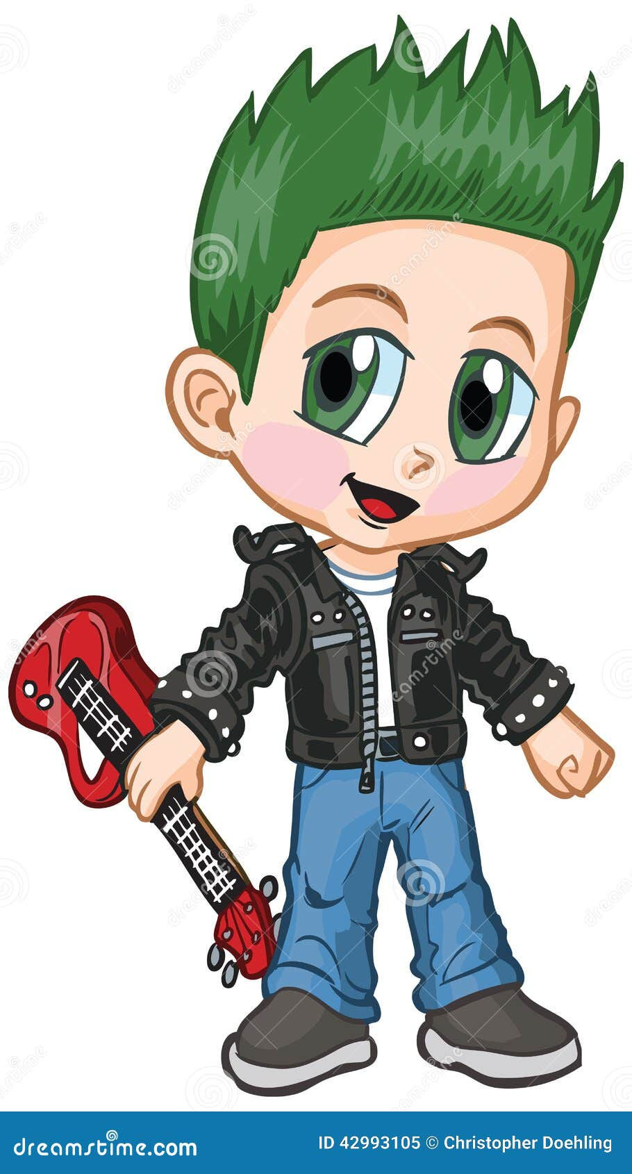 Wallpaper #59e9f Cartoon Punk Rock Hair 12381474 Vector Art at Vecteezy