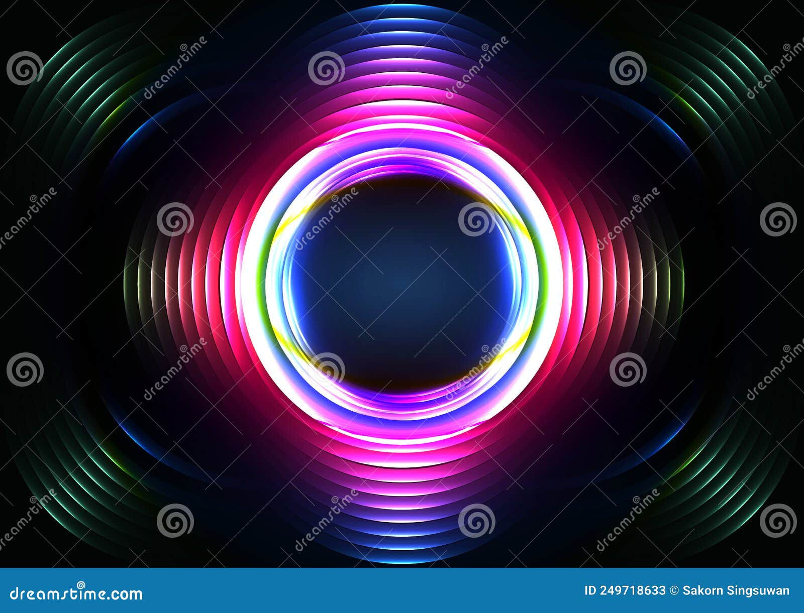 Wallpaper #U7gq25IBJvJKYCmEGfWT75 Abstract Vector Circle Neon Color Modern Concept Background Abstract